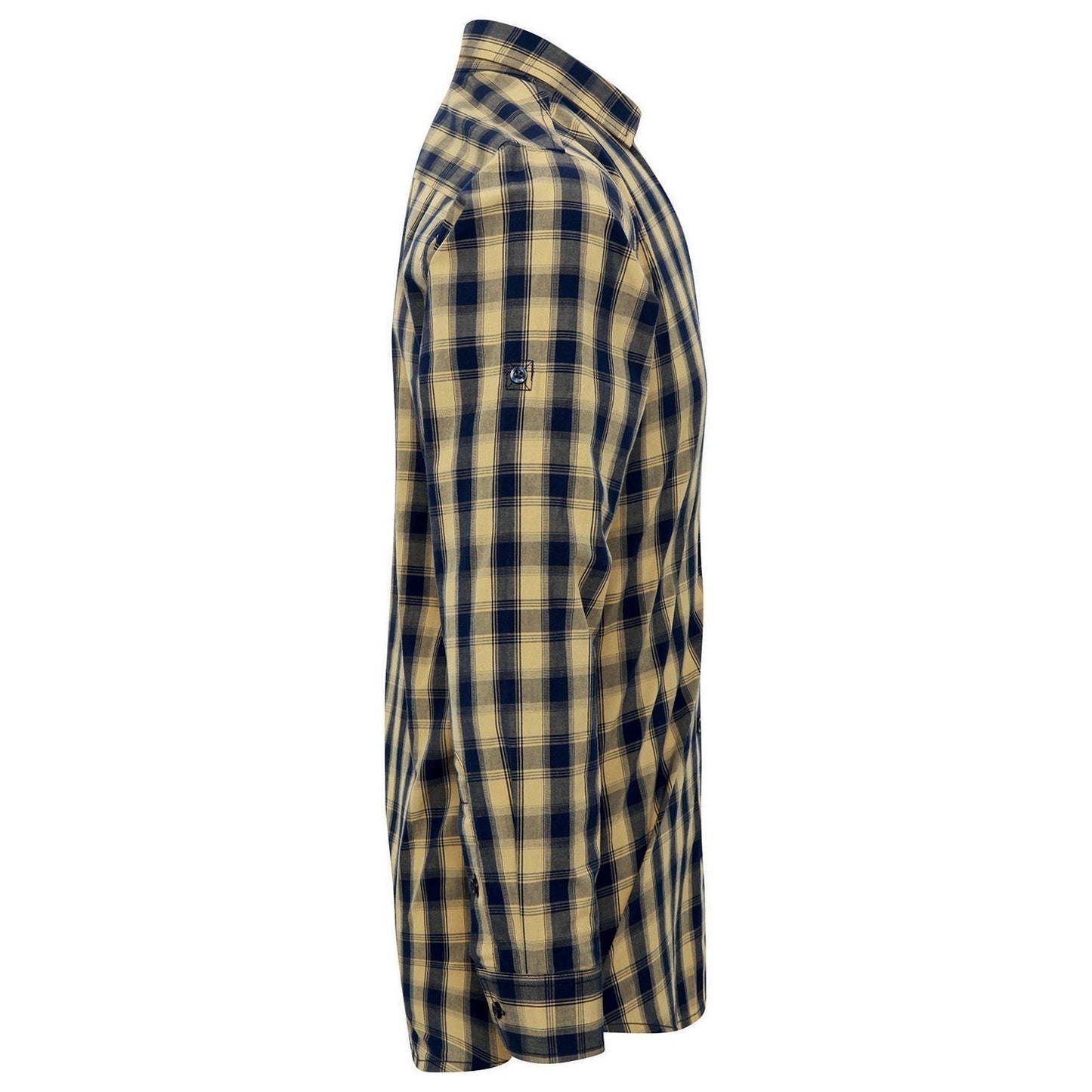 Steel/Black Button Up Shirt - Reprime - Cotton Comfort