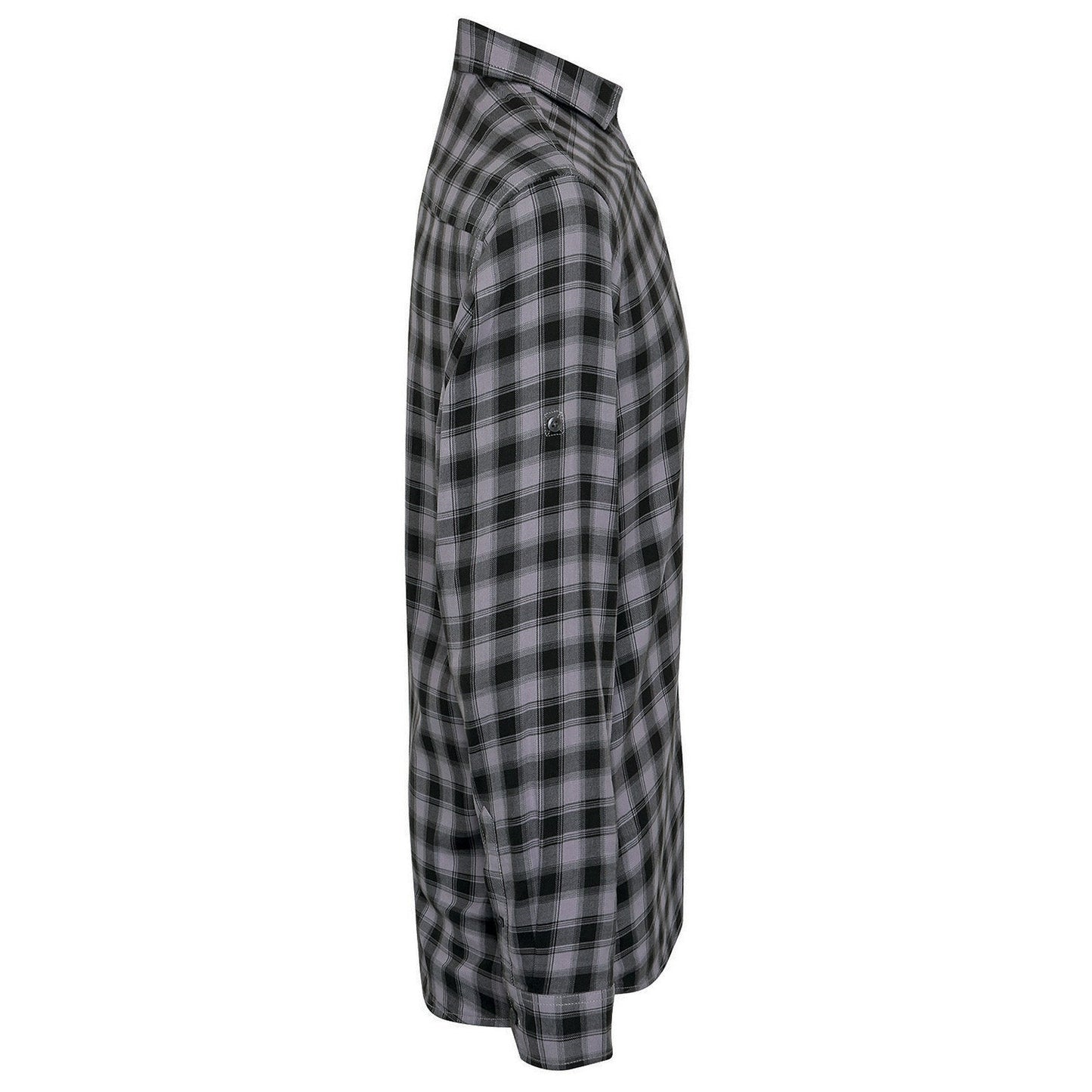 Steel/Black Button Up Shirt - Reprime - Cotton Comfort