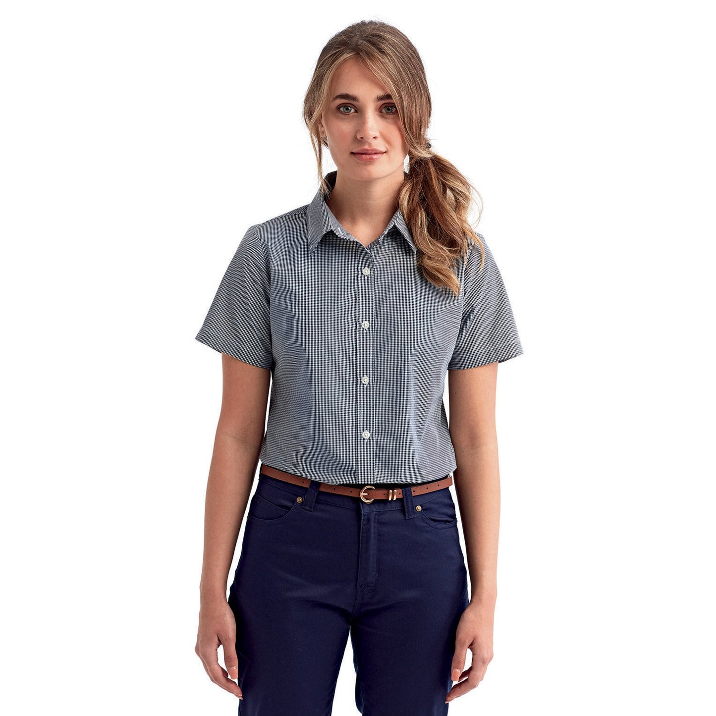 Black/White Button Up Shirt - Reprime - Comfortable Cotton