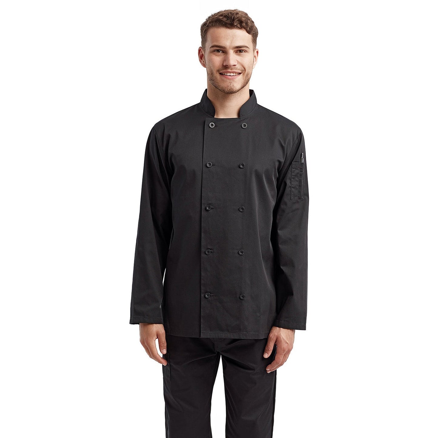 Black Chef Coat - Reprime - Sustainable Design