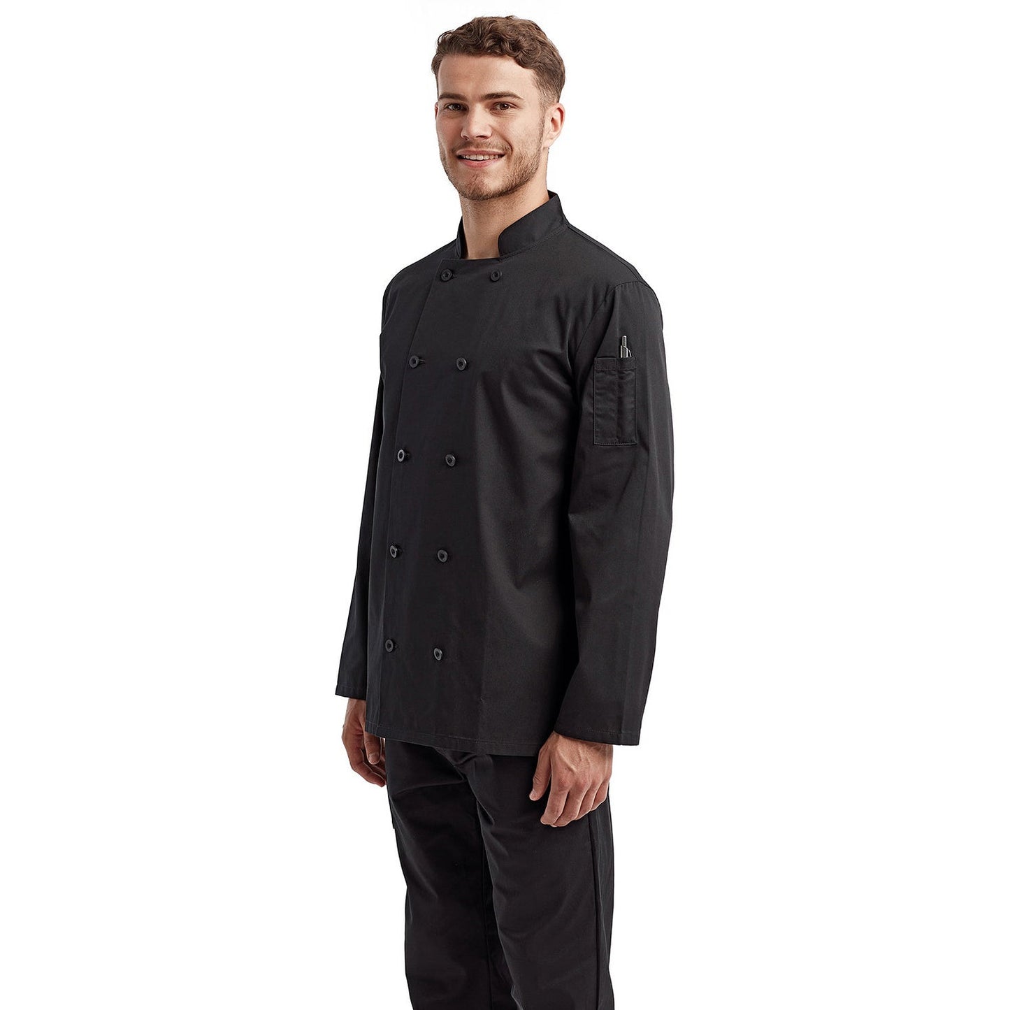 Black Chef Coat - Reprime - Sustainable Design