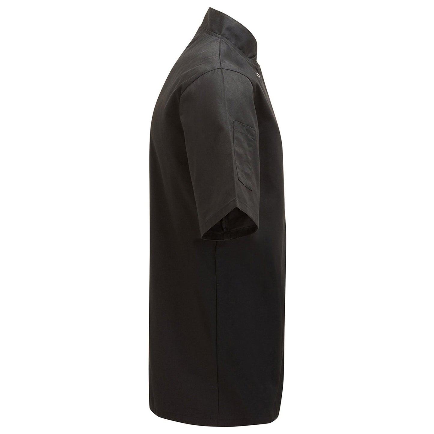 Black Chef Coats - Reprime - Stylish Short Sleeve Coat