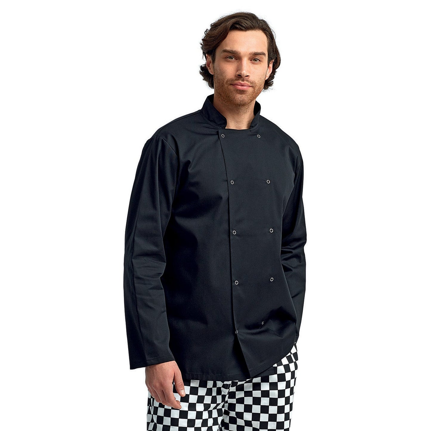Black Chef Coats - Reprime - Stylish Unisex Jacket
