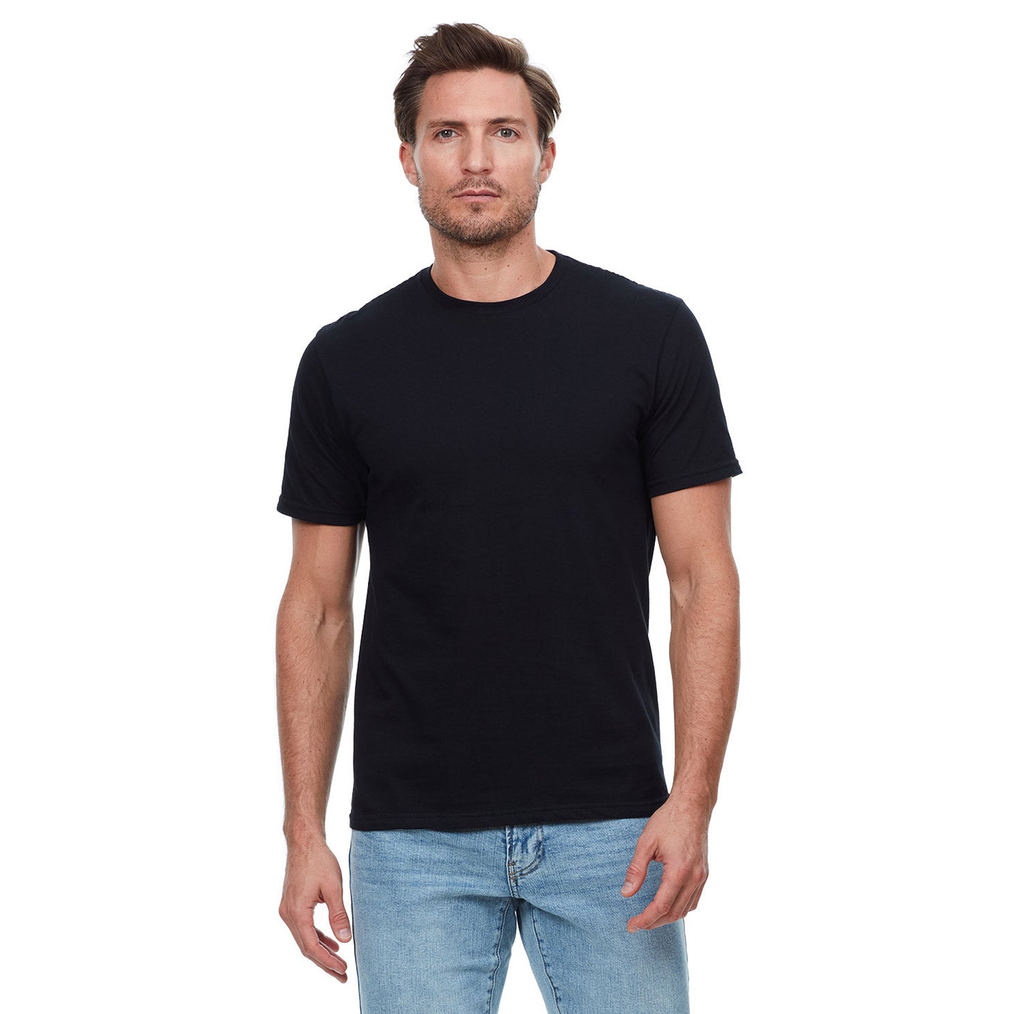 Black T-Shirts - Threadfast - Comfortable Cotton Jersey