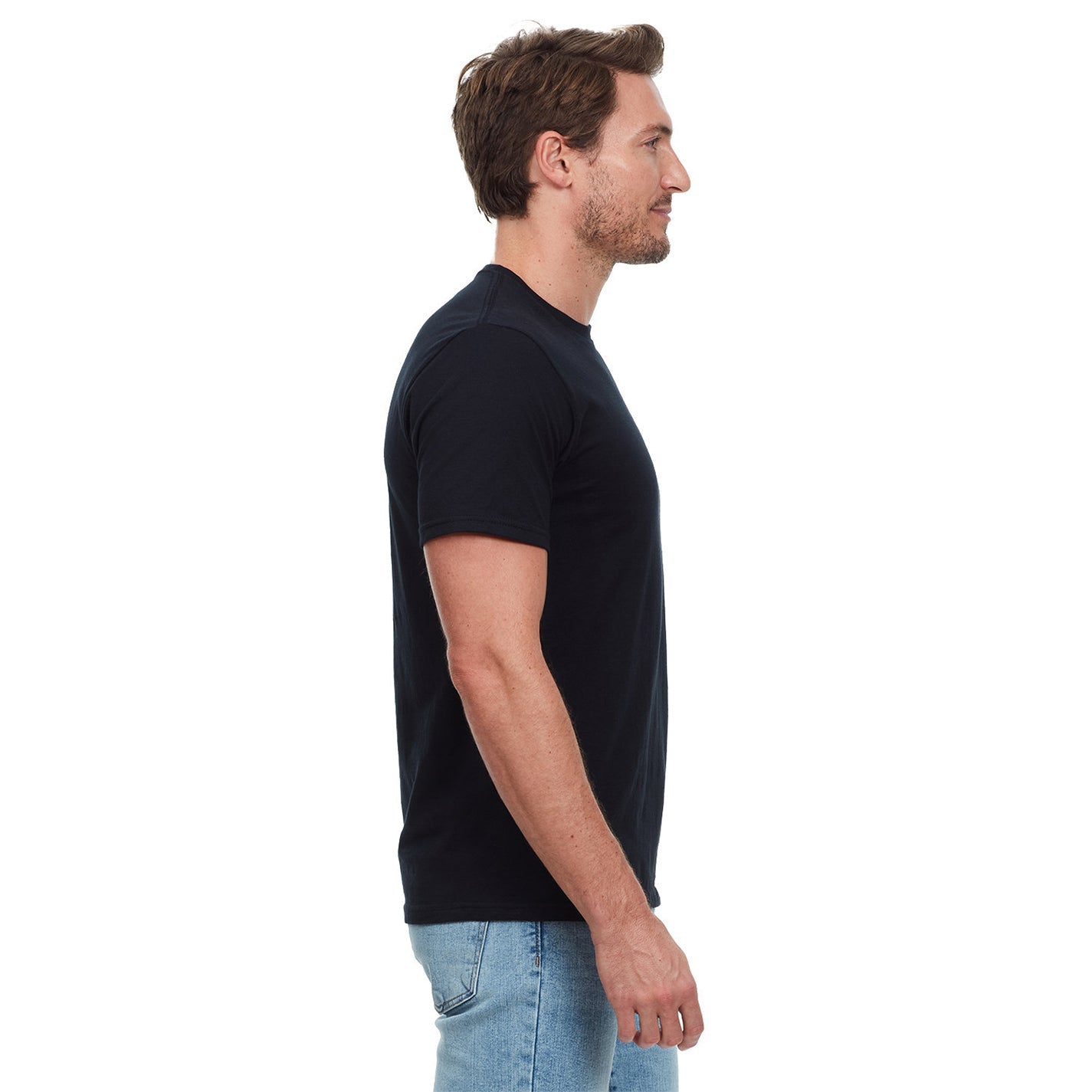 Black T-Shirts - Threadfast - Comfortable Cotton Jersey
