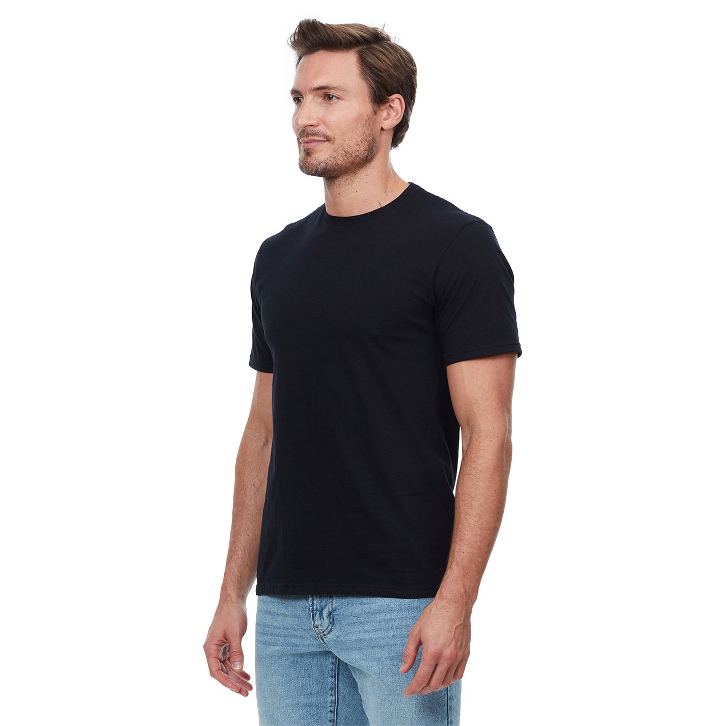 Black T-Shirts - Threadfast - Comfortable Cotton Jersey