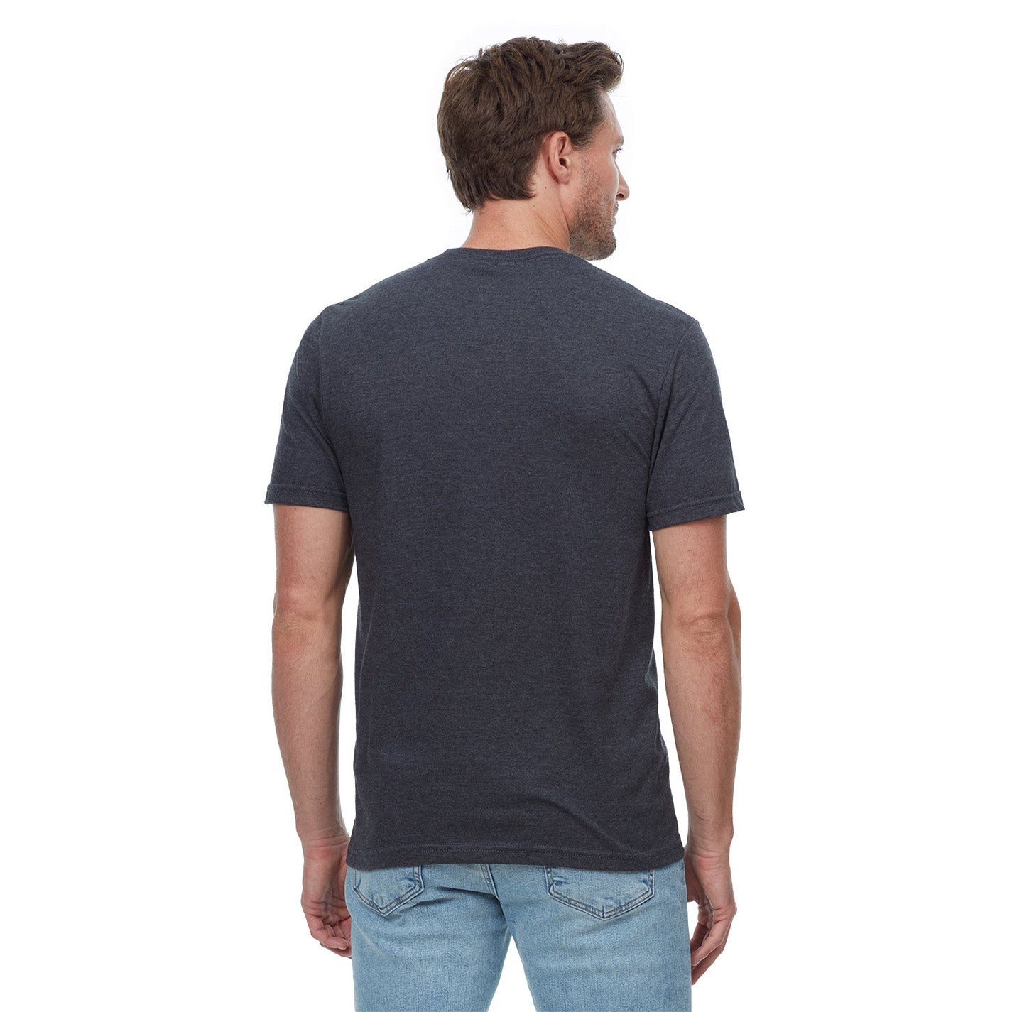 Heather Black T-Shirts - Threadfast - Soft Cvc Blend