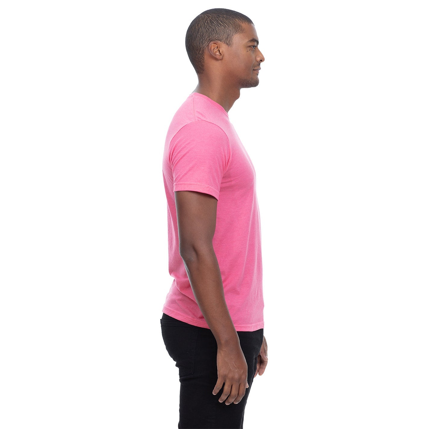 Heather Black T-Shirts - Threadfast - Soft Cvc Blend