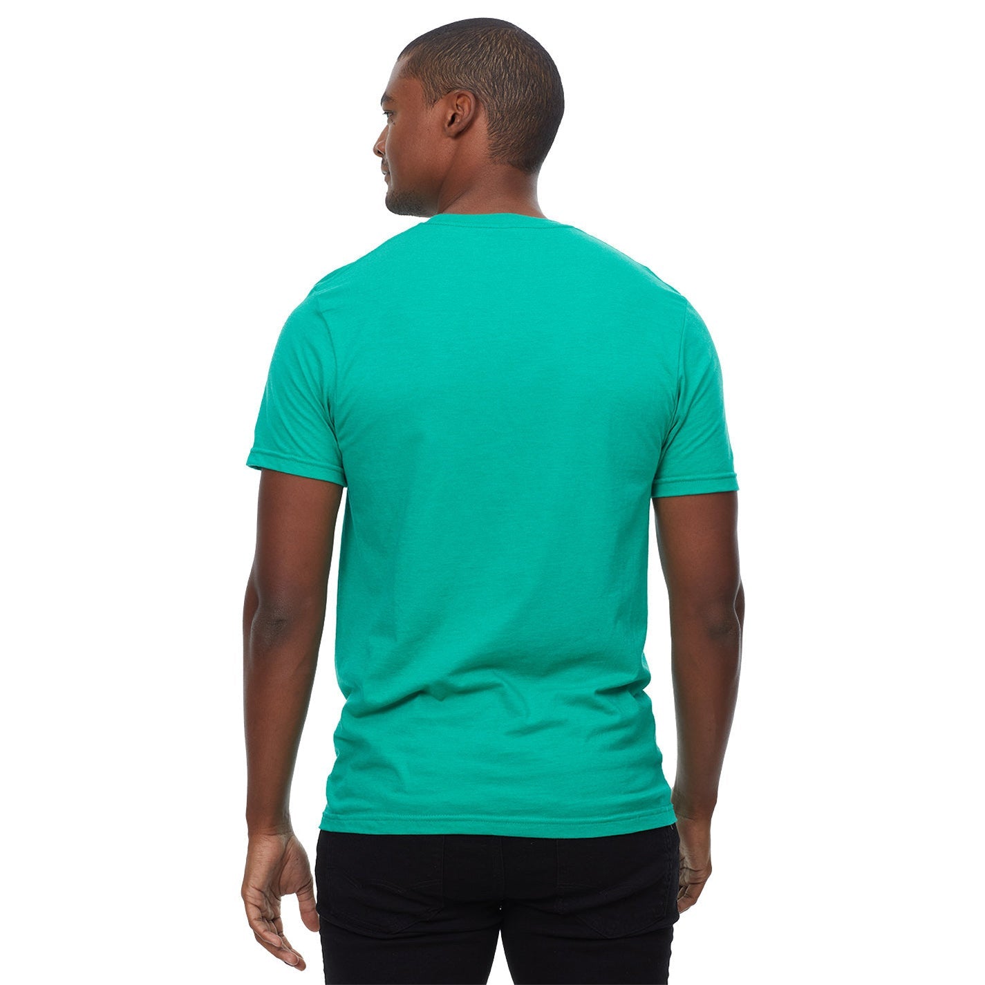 Heather Black T-Shirts - Threadfast - Soft Cvc Blend
