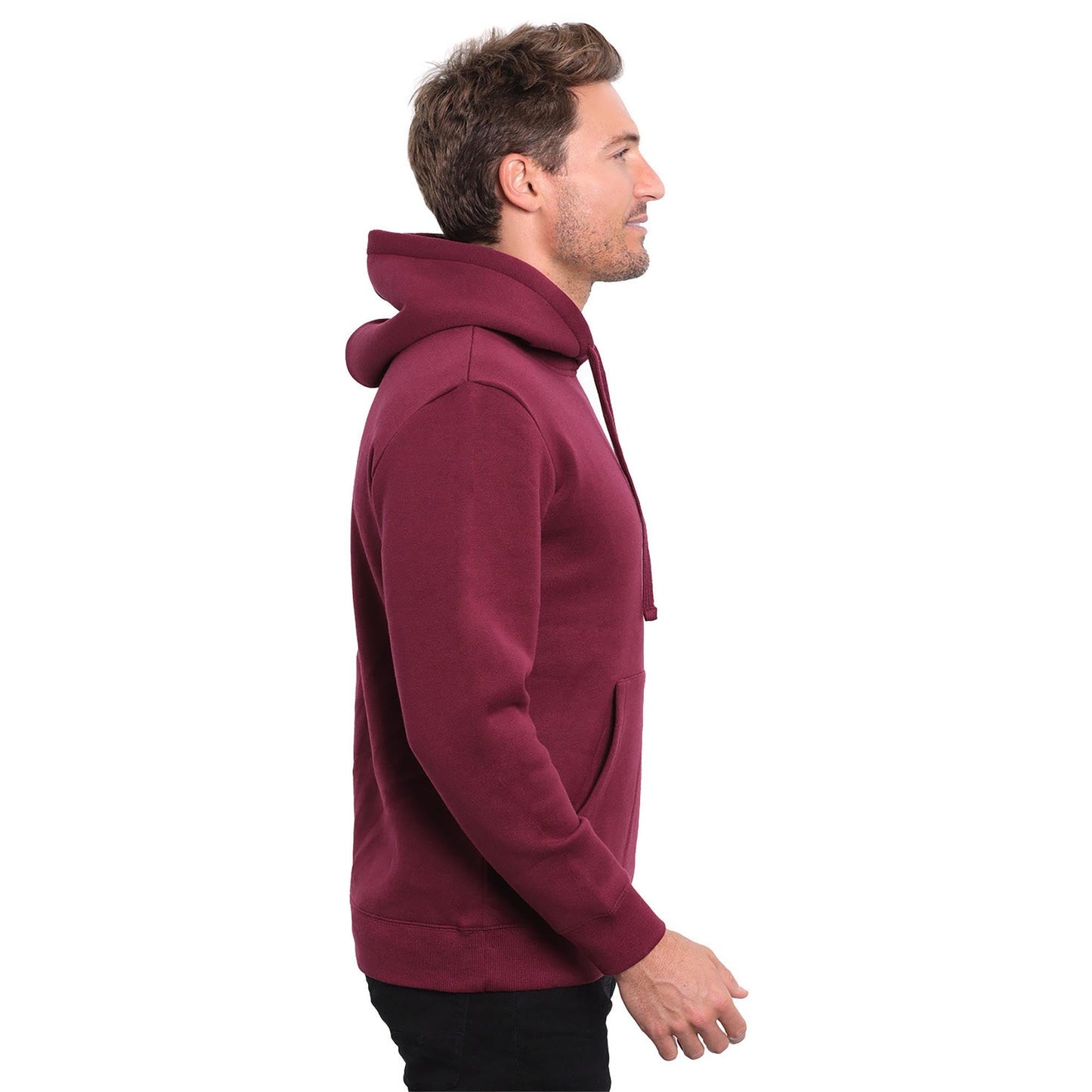 Black Sweatshirts - Threadfast - Cozy Pullover Hoodie