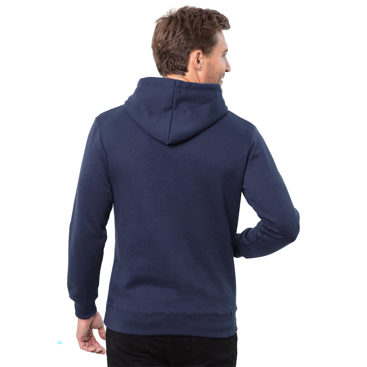Black Sweatshirts - Threadfast - Cozy Pullover Hoodie