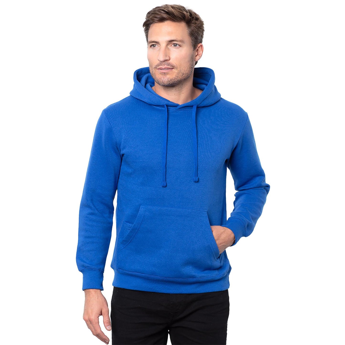 Black Sweatshirts - Threadfast - Cozy Pullover Hoodie