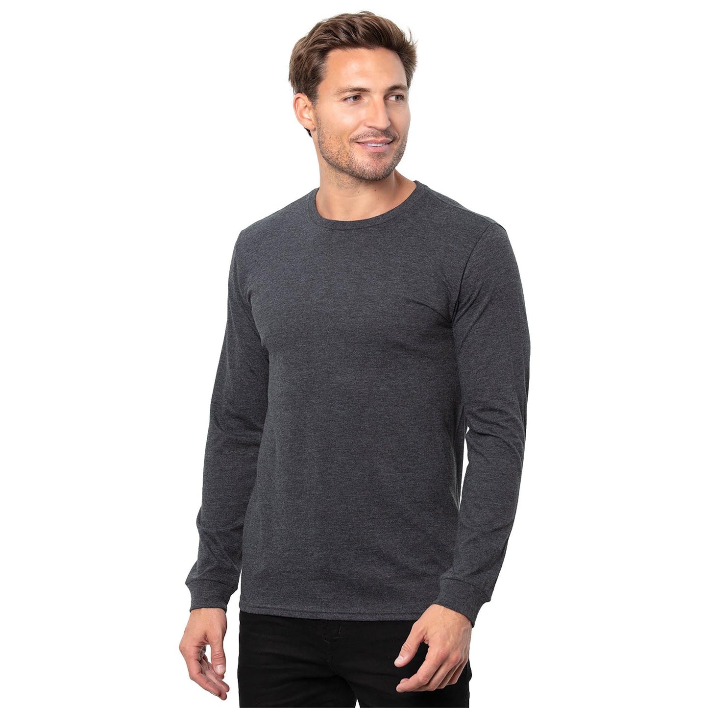 Heather Black T-Shirt - Threadfast - Eco-Friendly Cotton