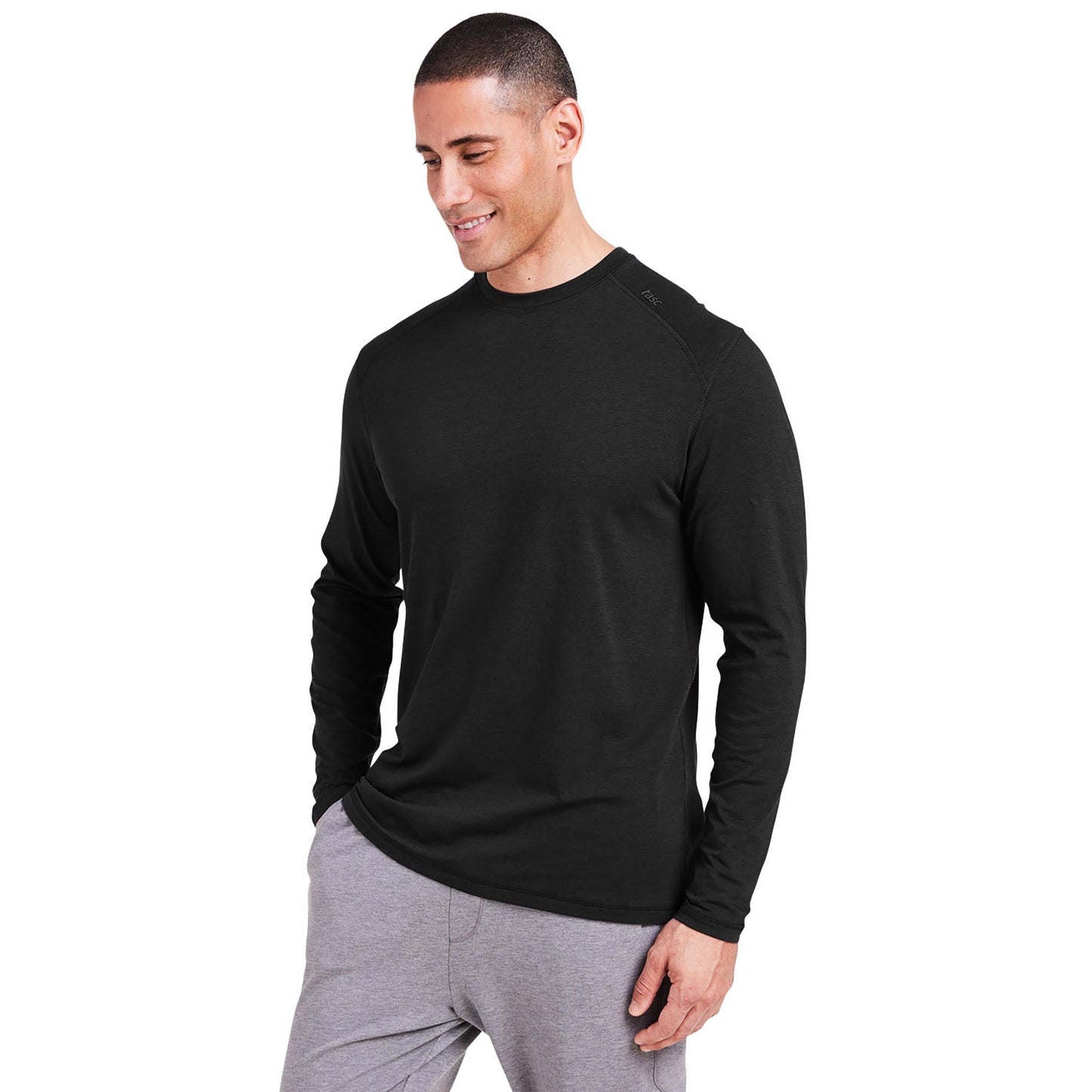 Black T-Shirts | Tasc | Eco-Friendly Long Sleeve - Tasc - Comfortable Fit