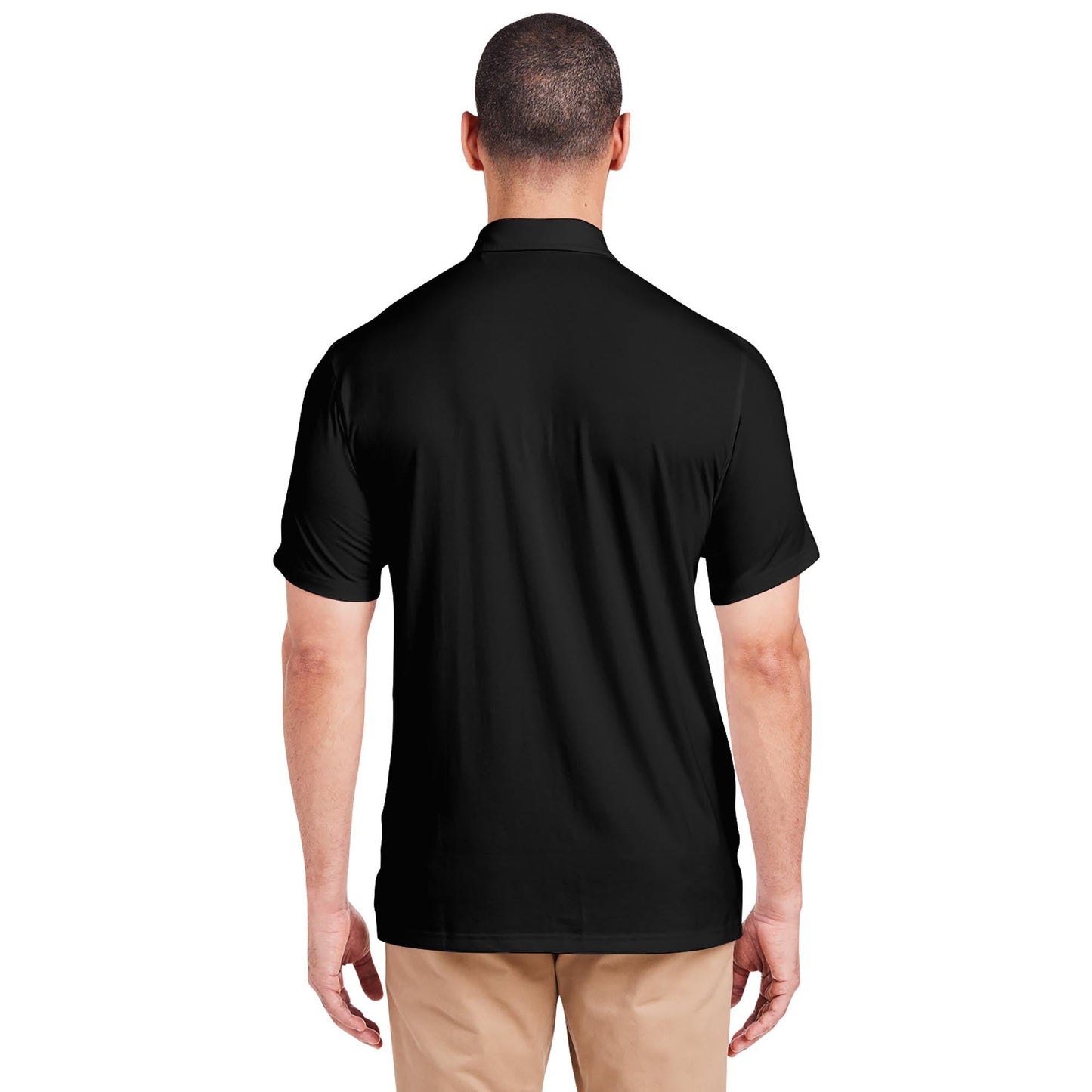 Black Heather Polo Shirt - Tasc - Lightweight Fabric