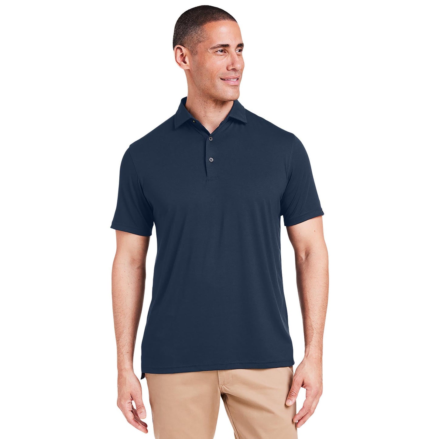 Black Heather Polo Shirt - Tasc - Lightweight Fabric