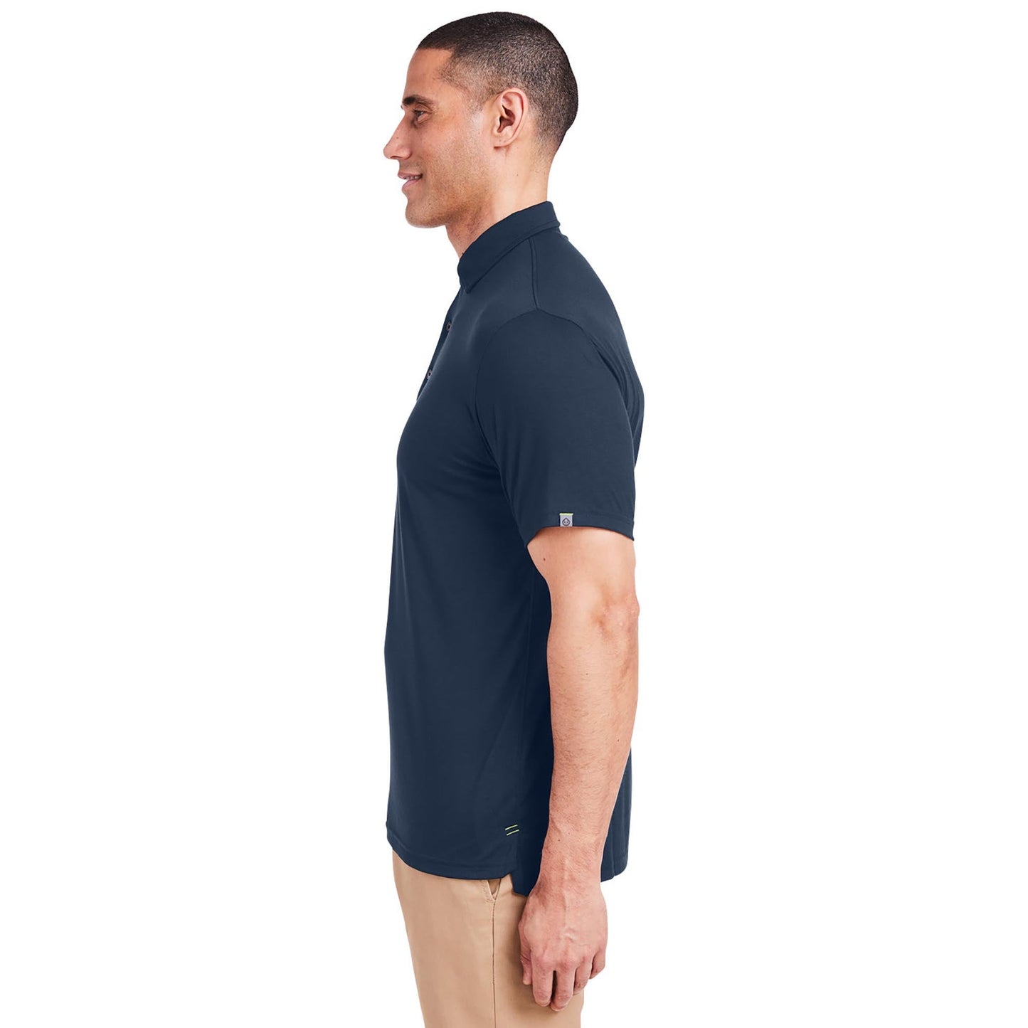 Black Heather Polo Shirt - Tasc - Lightweight Fabric