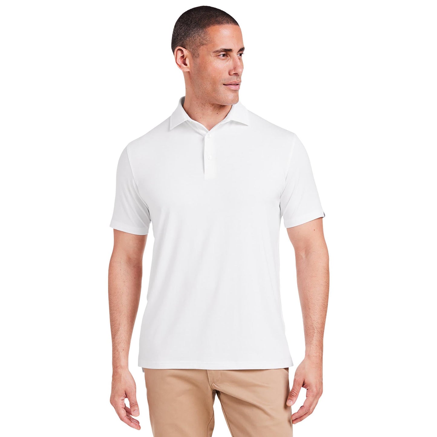 Black Heather Polo Shirt - Tasc - Lightweight Fabric