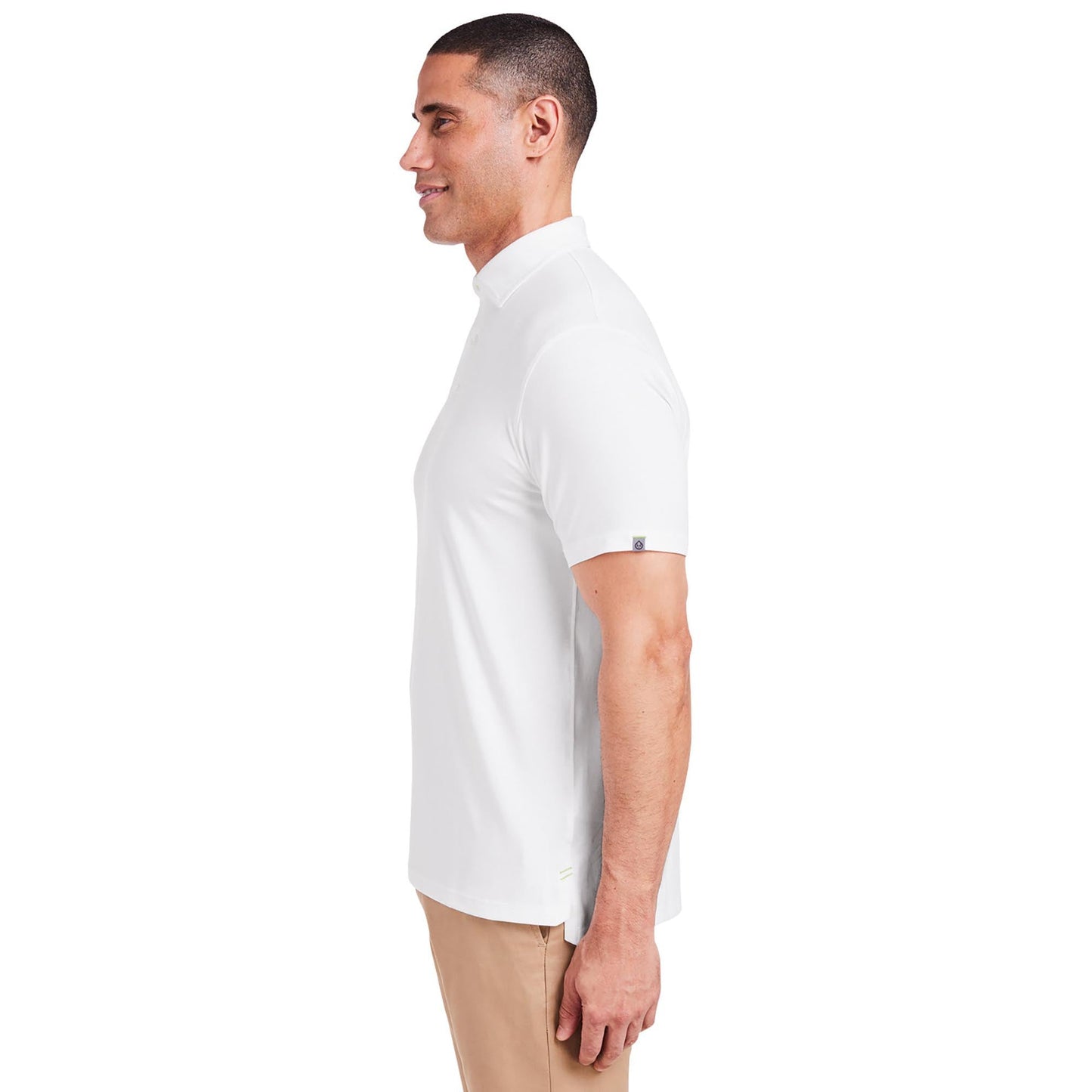 Black Heather Polo Shirt - Tasc - Lightweight Fabric