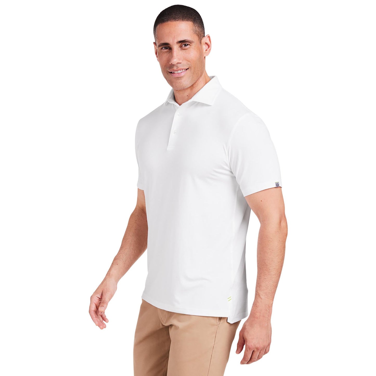 Black Heather Polo Shirt - Tasc - Lightweight Fabric