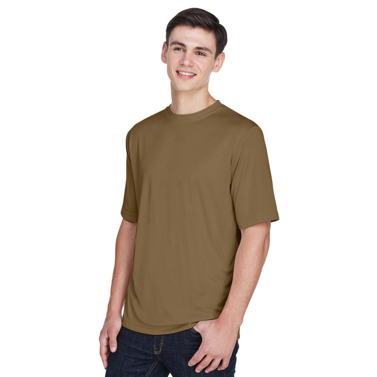 Black T-Shirts - Team 365 - Moisture-Wicking Performance