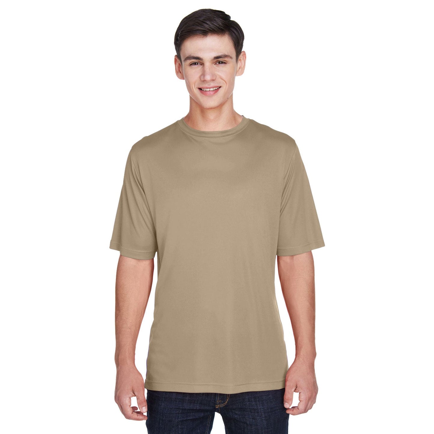 Black T-Shirts - Team 365 - Moisture-Wicking Performance