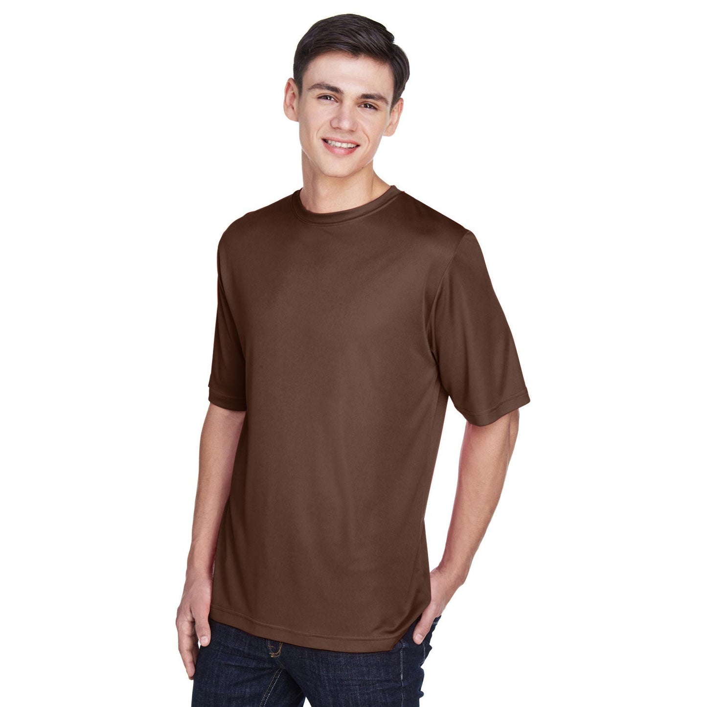 Black T-Shirts - Team 365 - Moisture-Wicking Performance