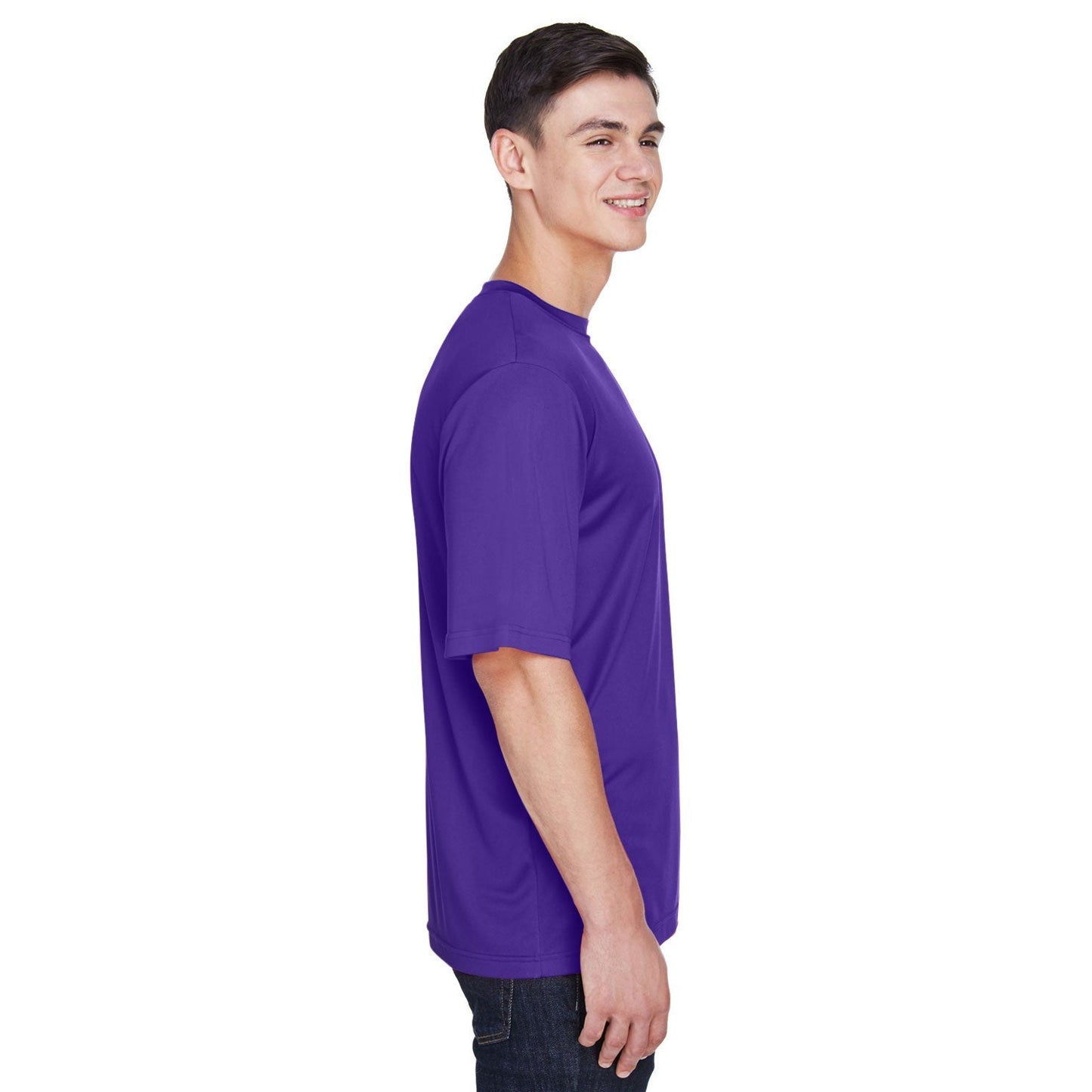 Black T-Shirts - Team 365 - Moisture-Wicking Performance