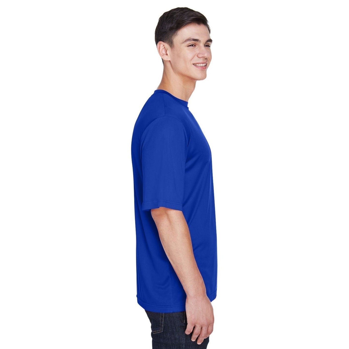 Black T-Shirts - Team 365 - Moisture-Wicking Performance