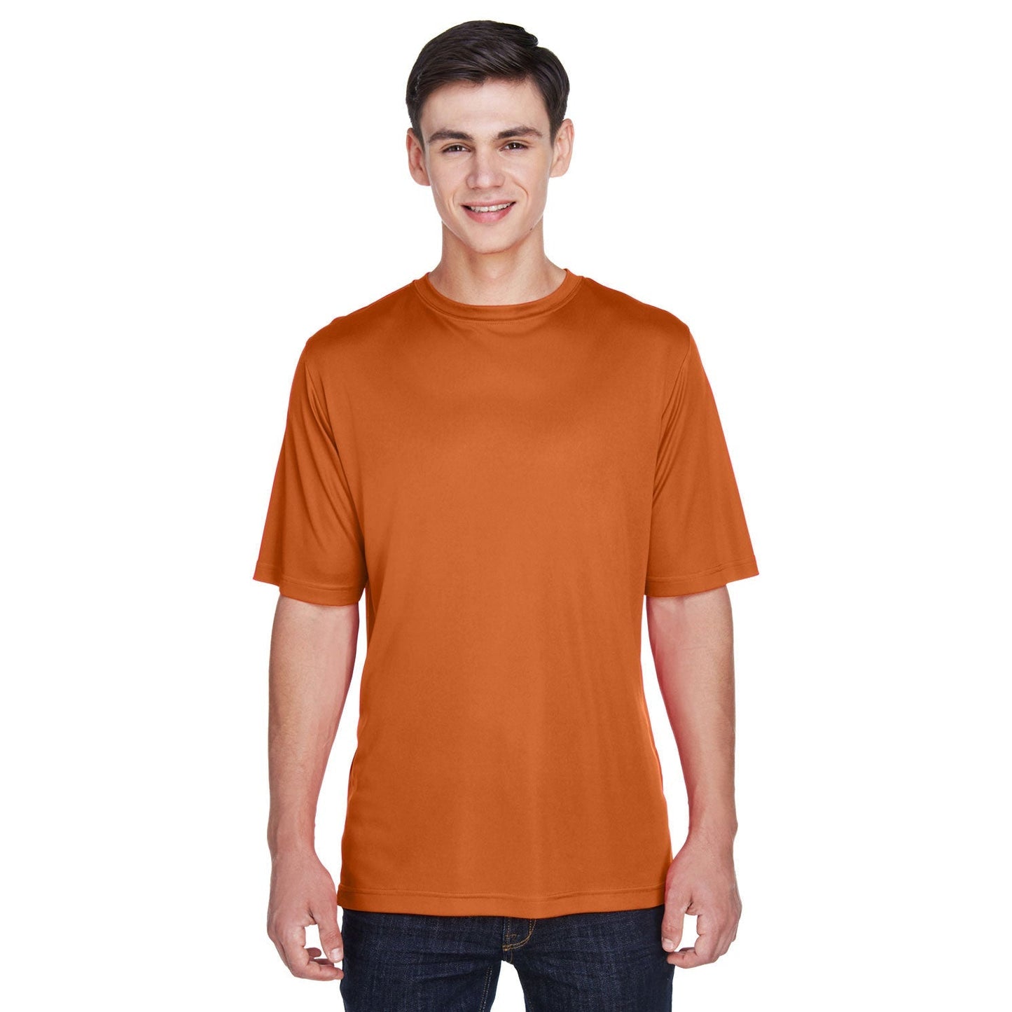 Black T-Shirts - Team 365 - Moisture-Wicking Performance