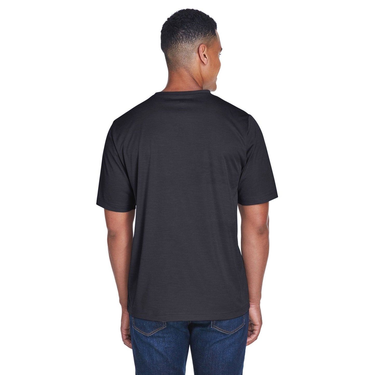 Black Heather T-Shirts - Team 365 - Moisture Wicking