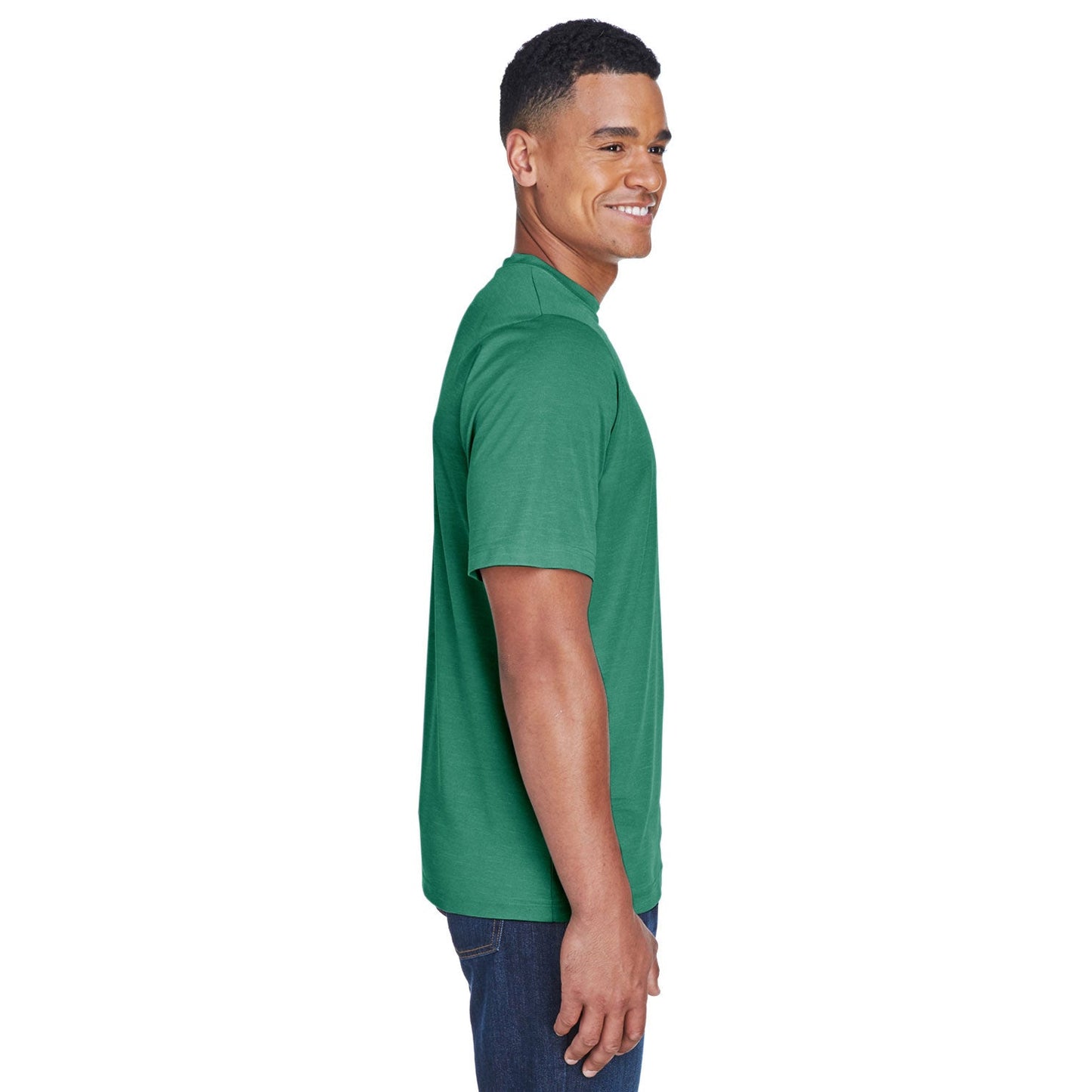 Black Heather T-Shirts - Team 365 - Moisture Wicking