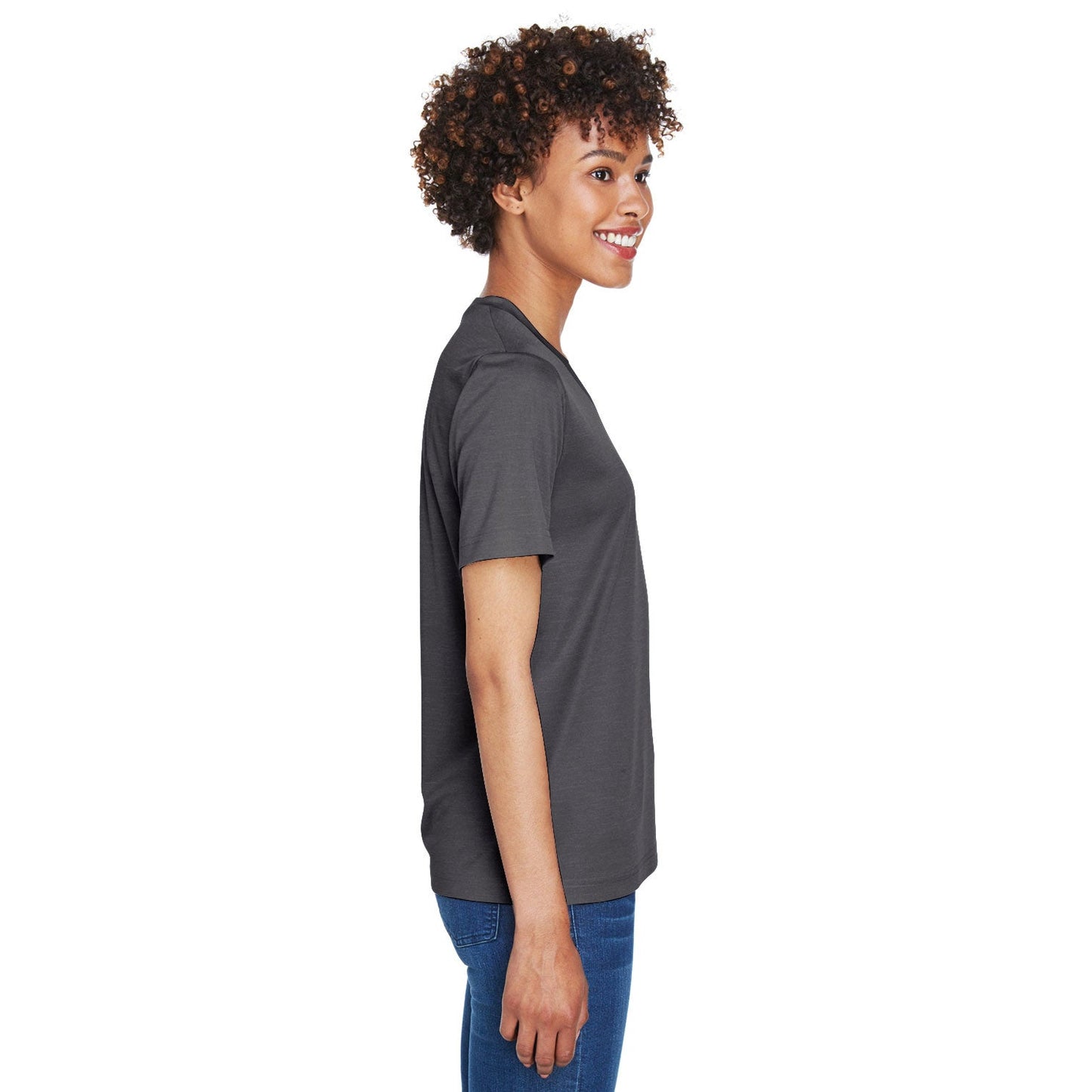 Black Heather T-Shirts - Team 365 - Sonic Performance