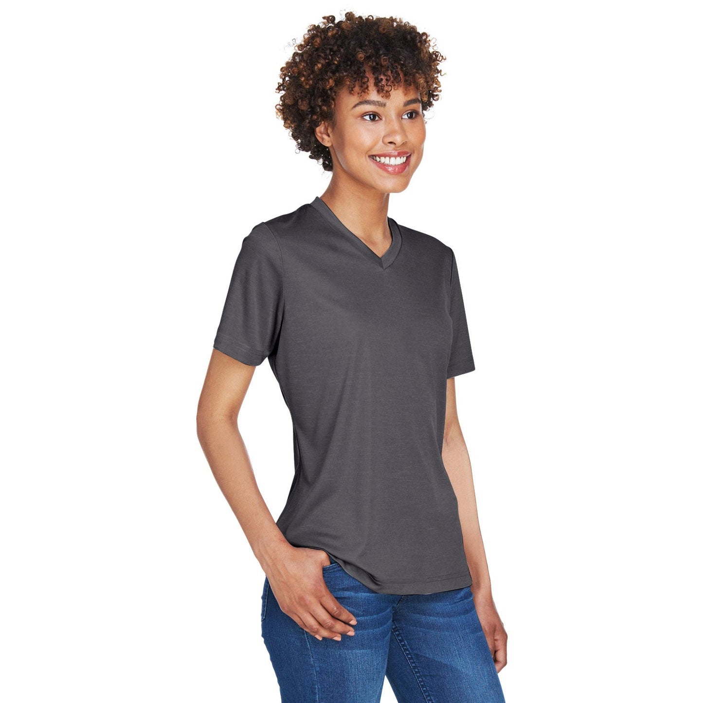 Black Heather T-Shirts - Team 365 - Sonic Performance