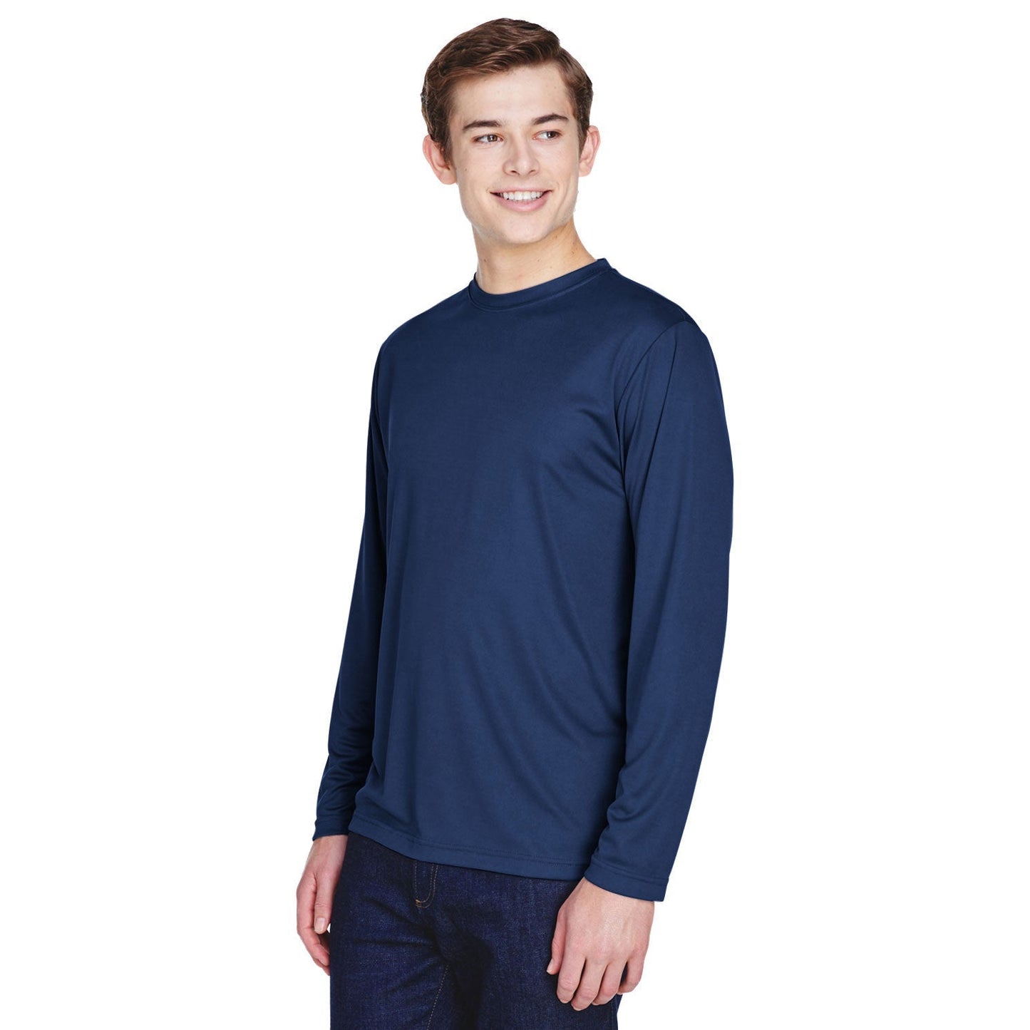 Black T-Shirts - Team 365 - Moisture-Wicking Performance
