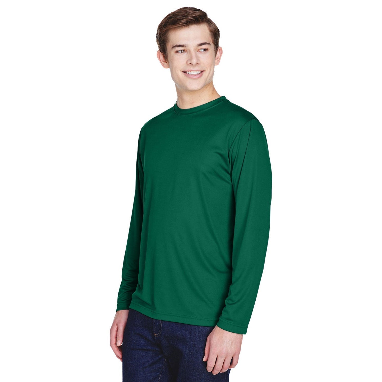 Black T-Shirts - Team 365 - Moisture-Wicking Performance