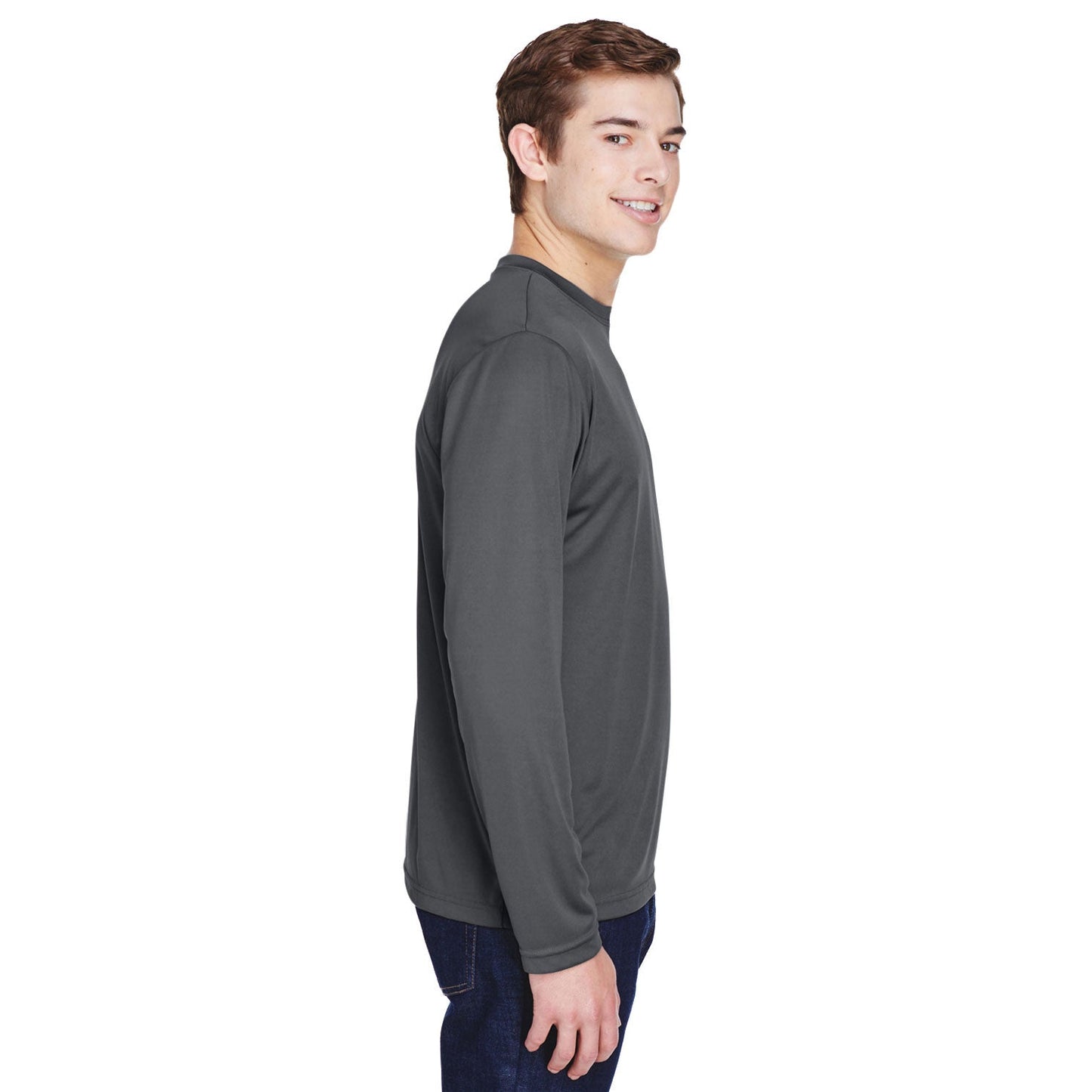 Black T-Shirts - Team 365 - Moisture-Wicking Performance