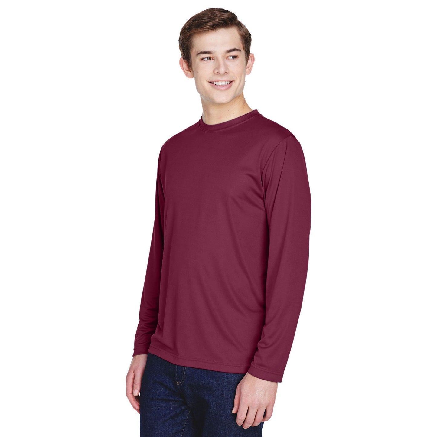 Black T-Shirts - Team 365 - Moisture-Wicking Performance
