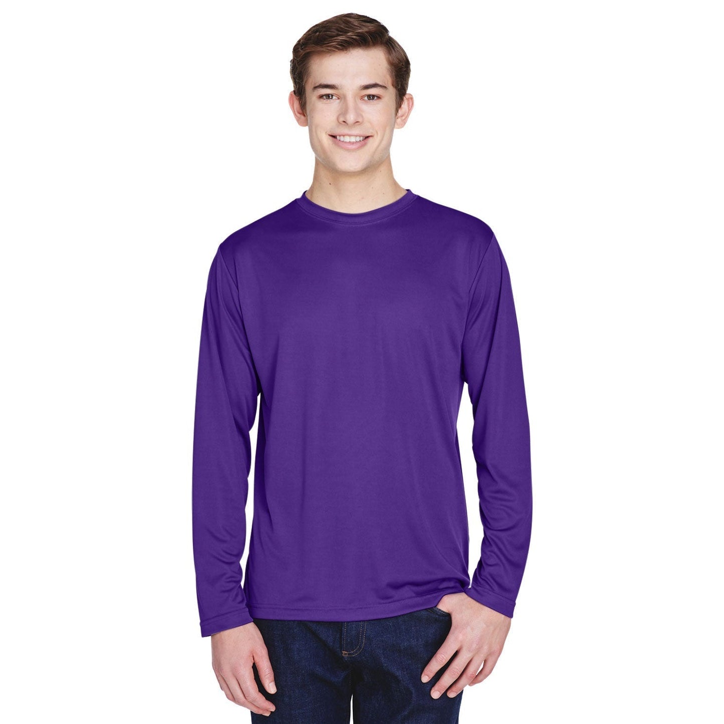 Black T-Shirts - Team 365 - Moisture-Wicking Performance