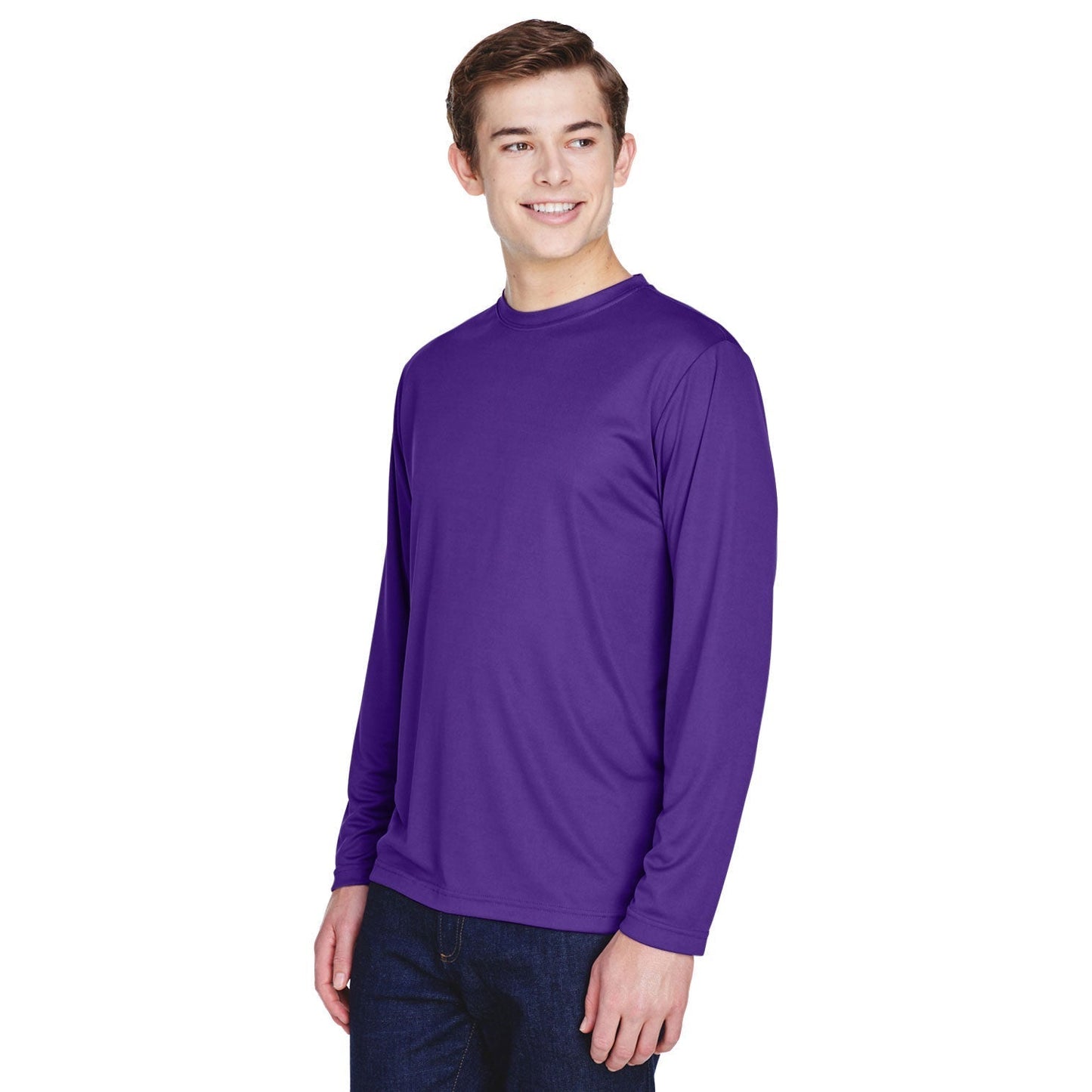 Black T-Shirts - Team 365 - Moisture-Wicking Performance