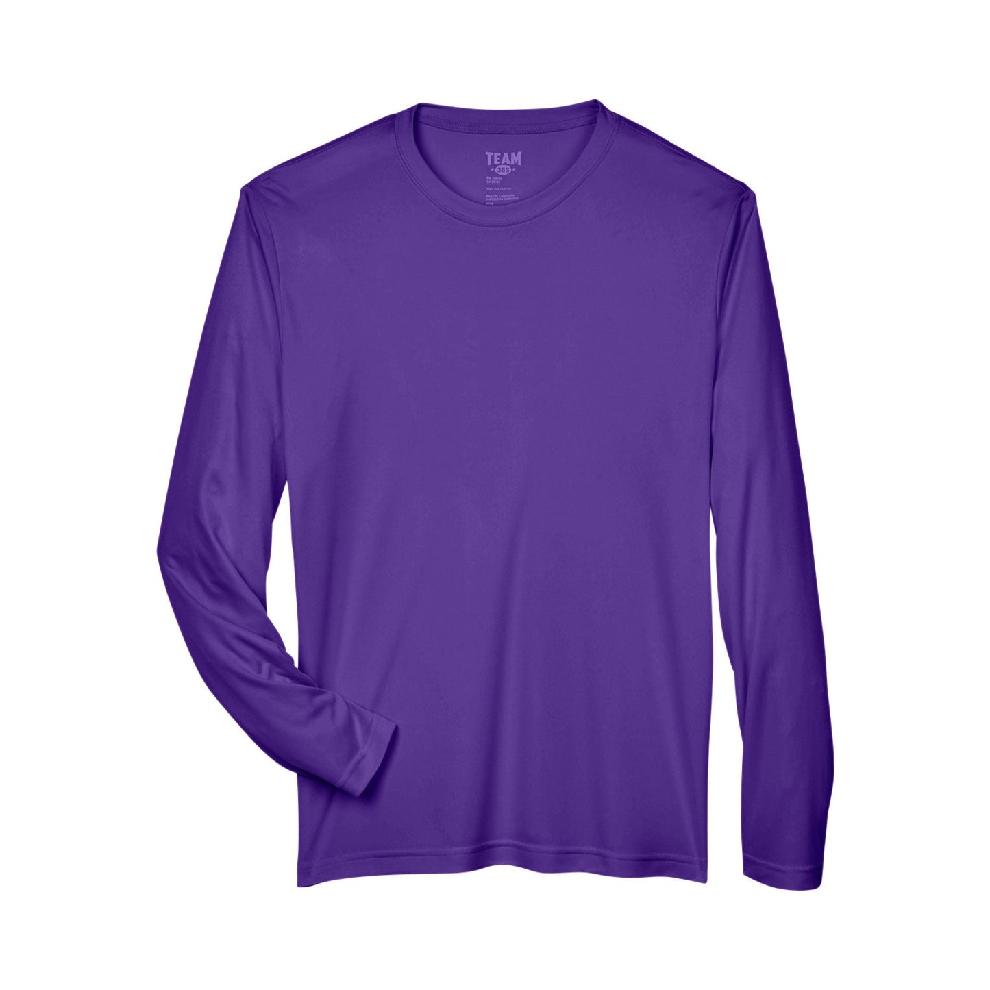Black T-Shirts - Team 365 - Moisture-Wicking Performance