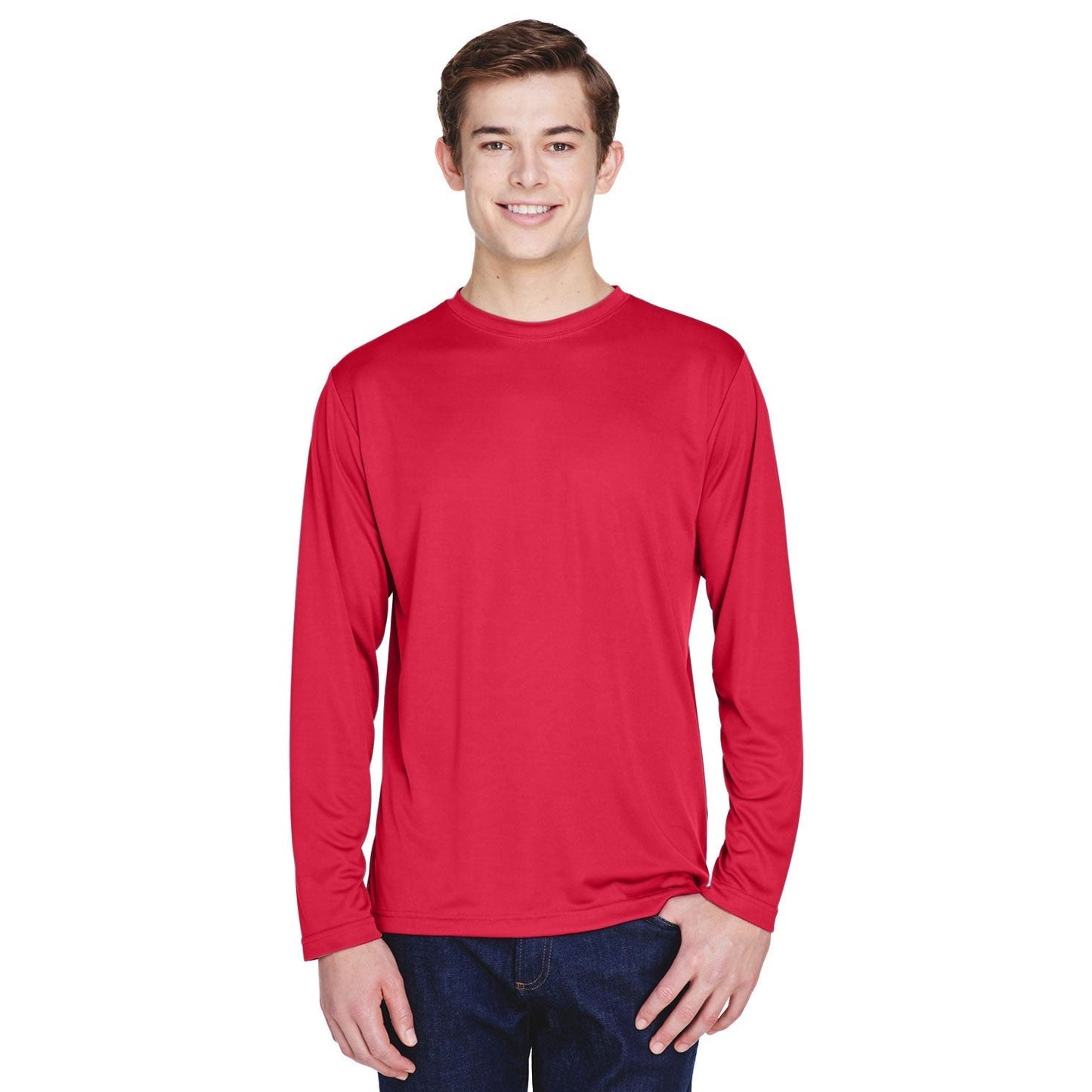 Black T-Shirts - Team 365 - Moisture-Wicking Performance