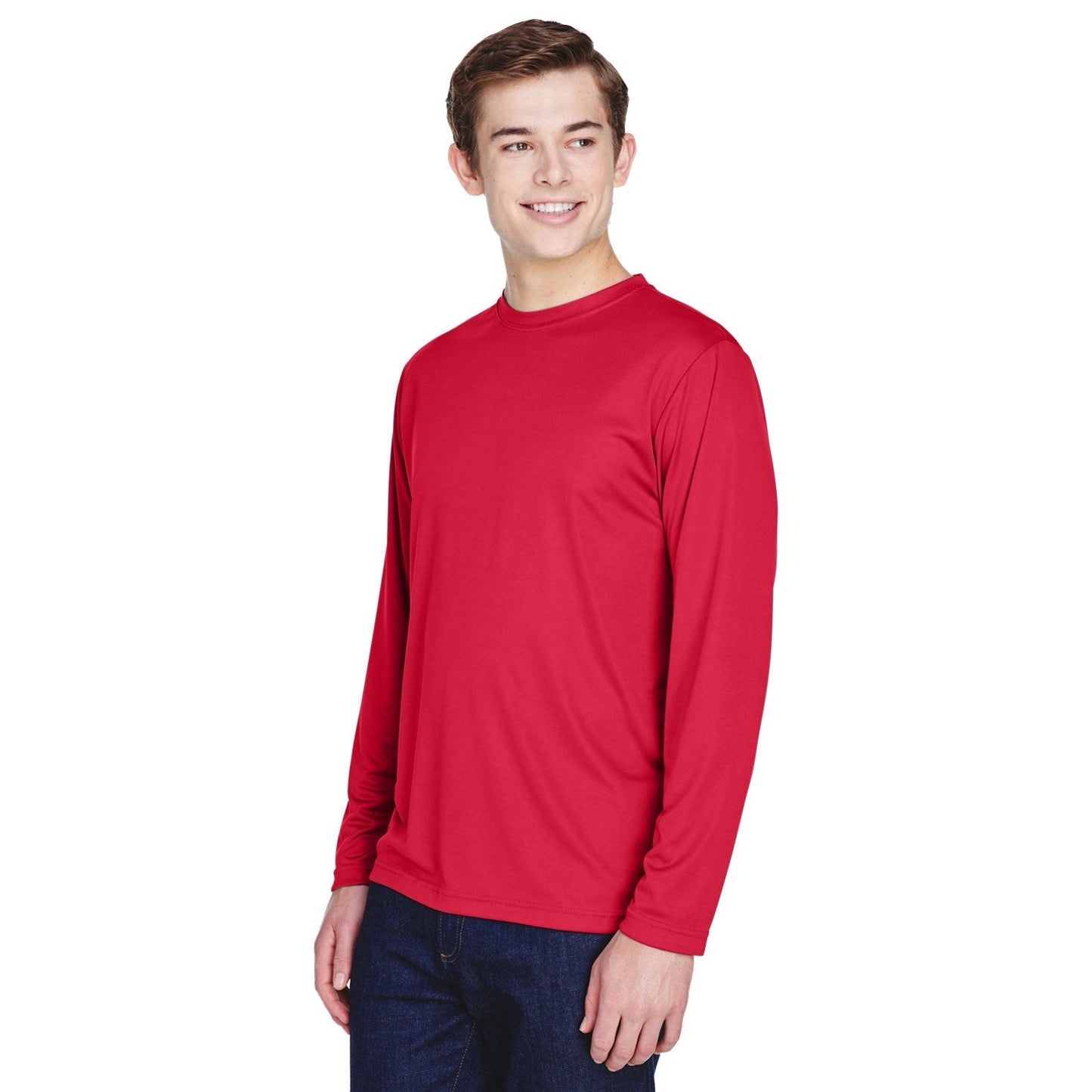 Black T-Shirts - Team 365 - Moisture-Wicking Performance