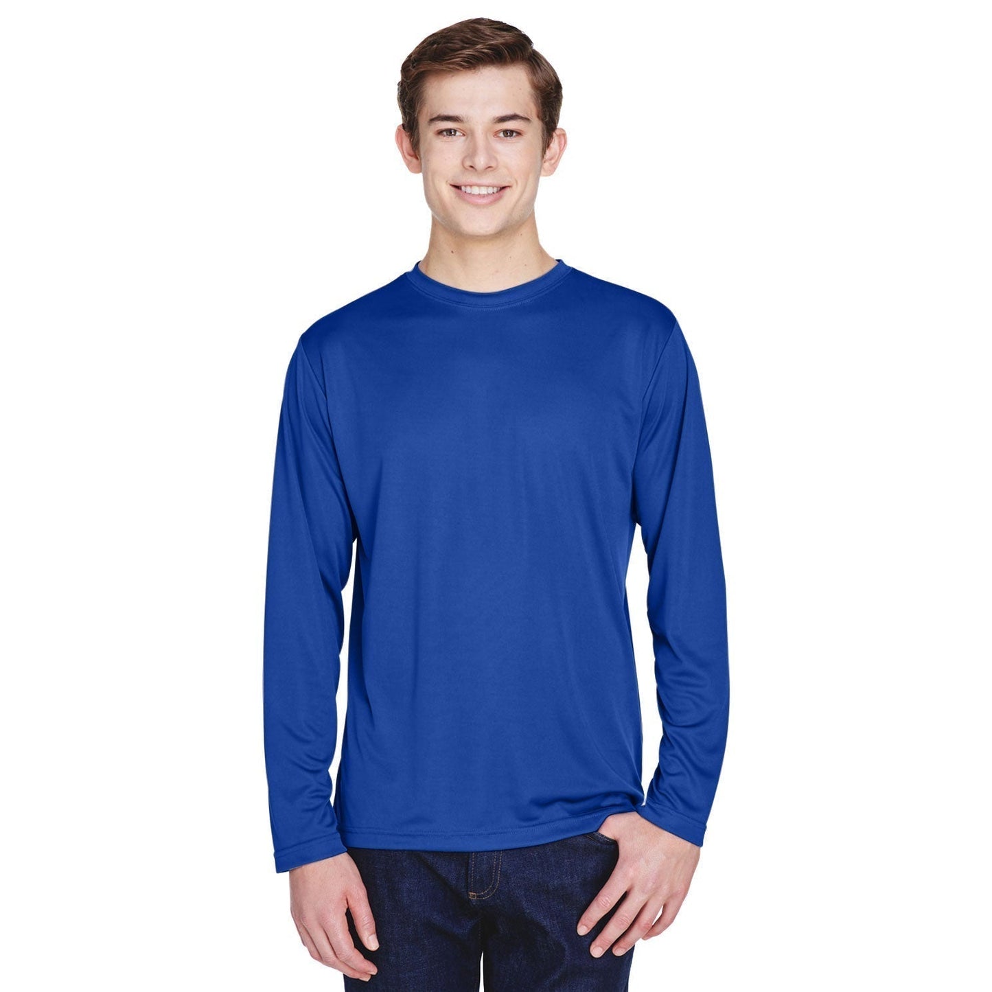 Black T-Shirts - Team 365 - Moisture-Wicking Performance