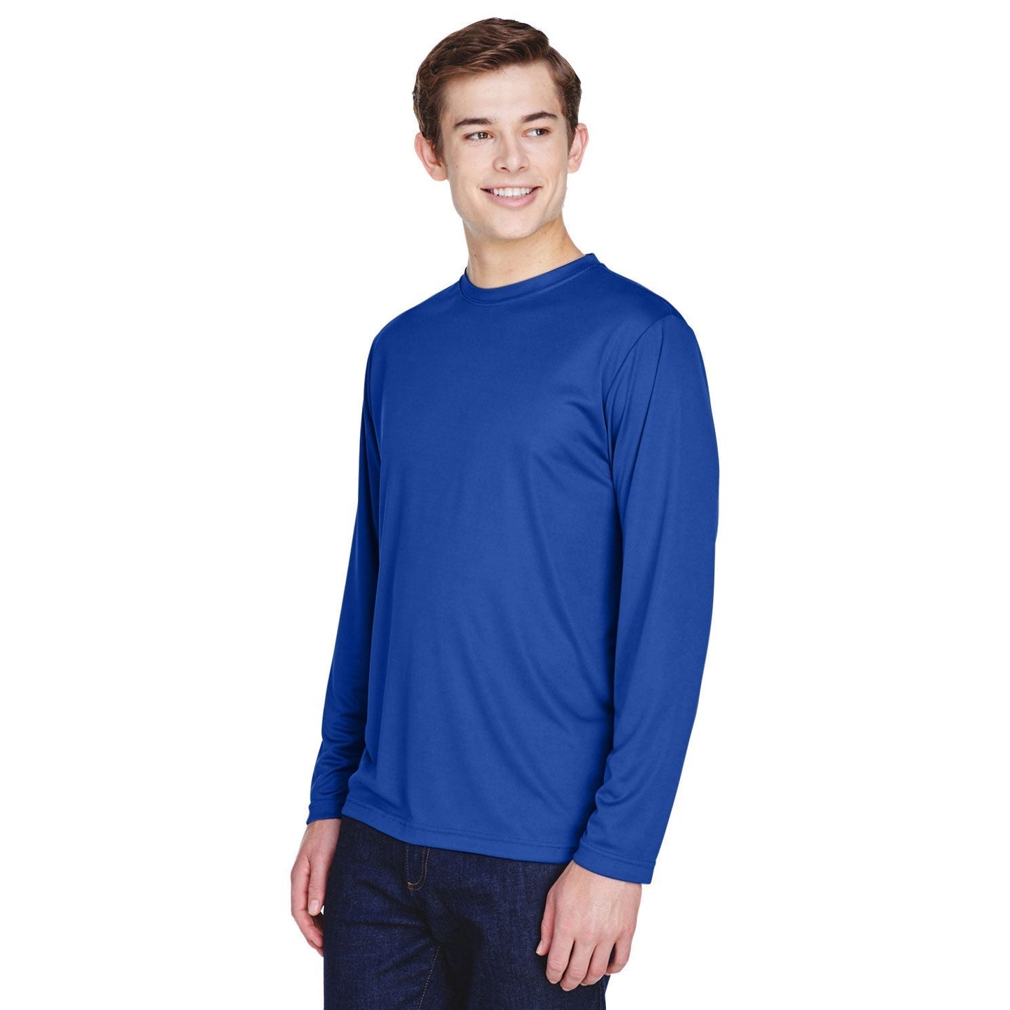 Black T-Shirts - Team 365 - Moisture-Wicking Performance