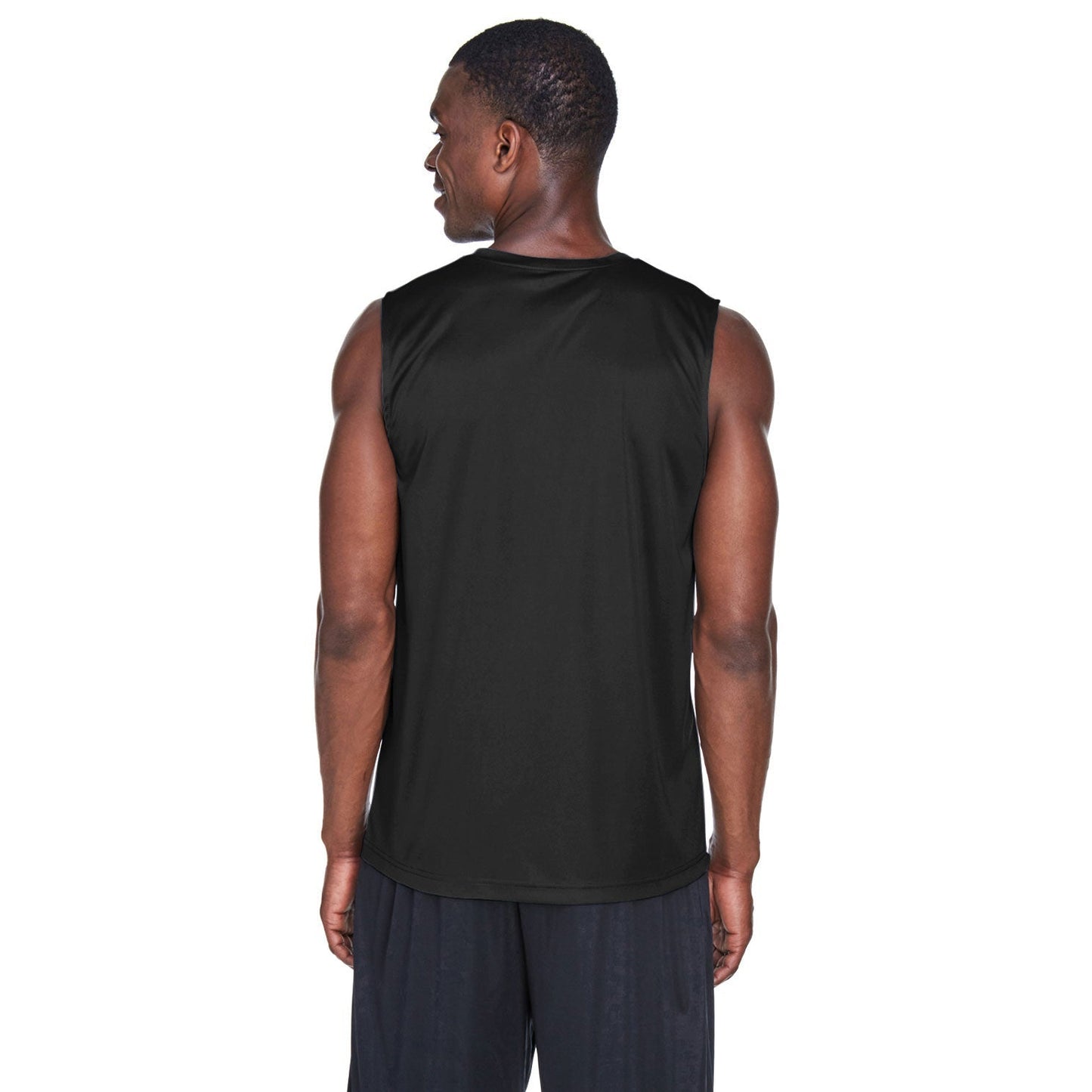 Black Tank Tops - Team 365 - Performance Fabric