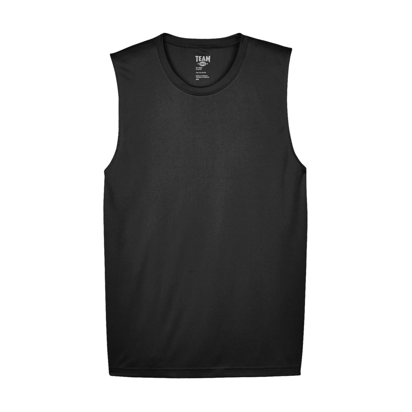 Black Tank Tops - Team 365 - Performance Fabric