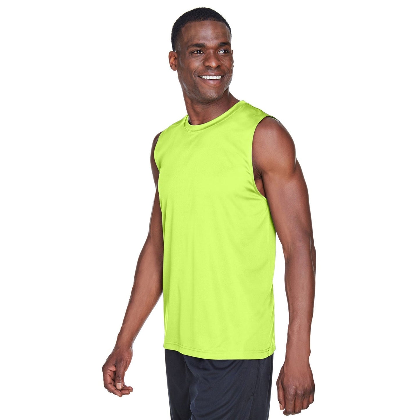 Black Tank Tops - Team 365 - Performance Fabric
