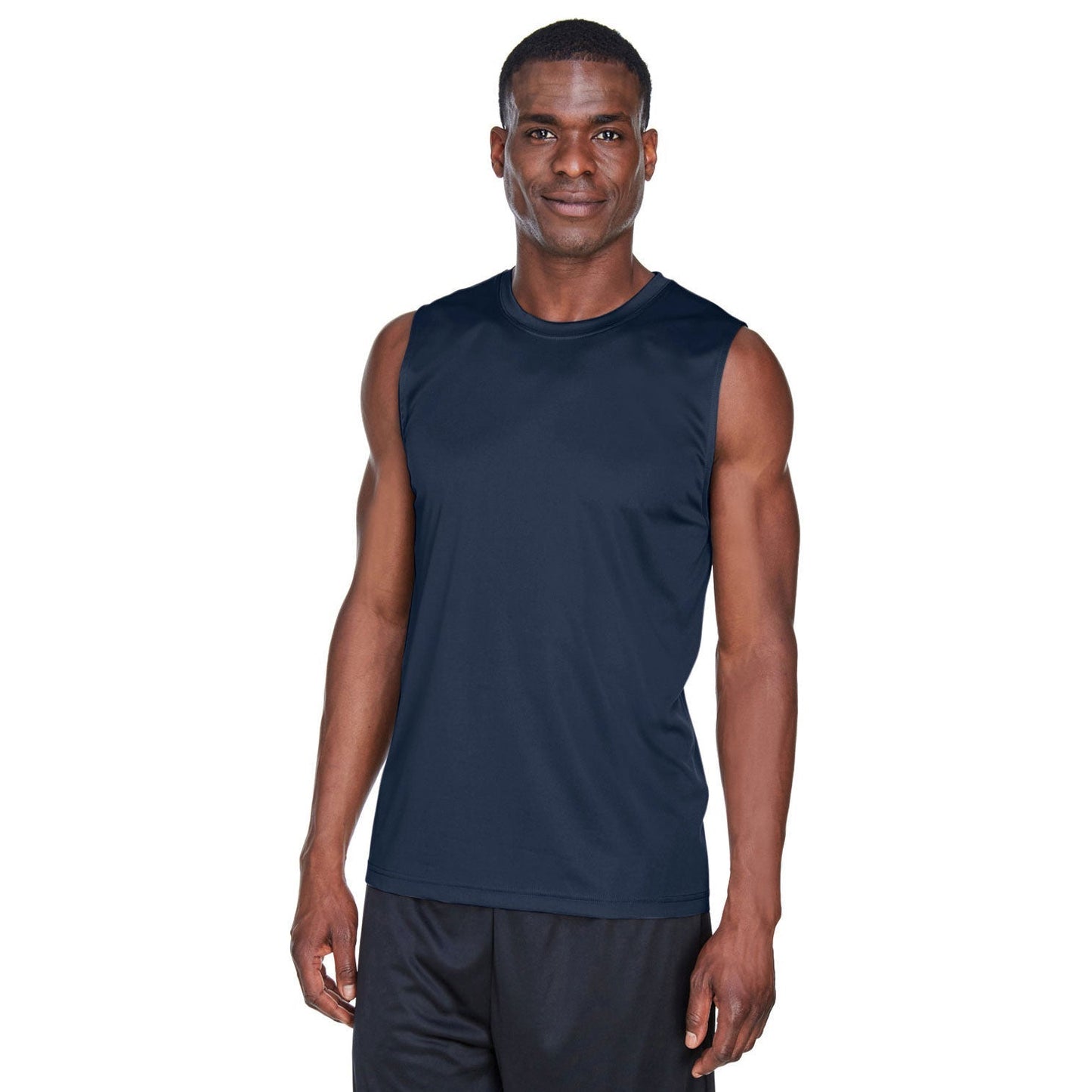 Black Tank Tops - Team 365 - Performance Fabric