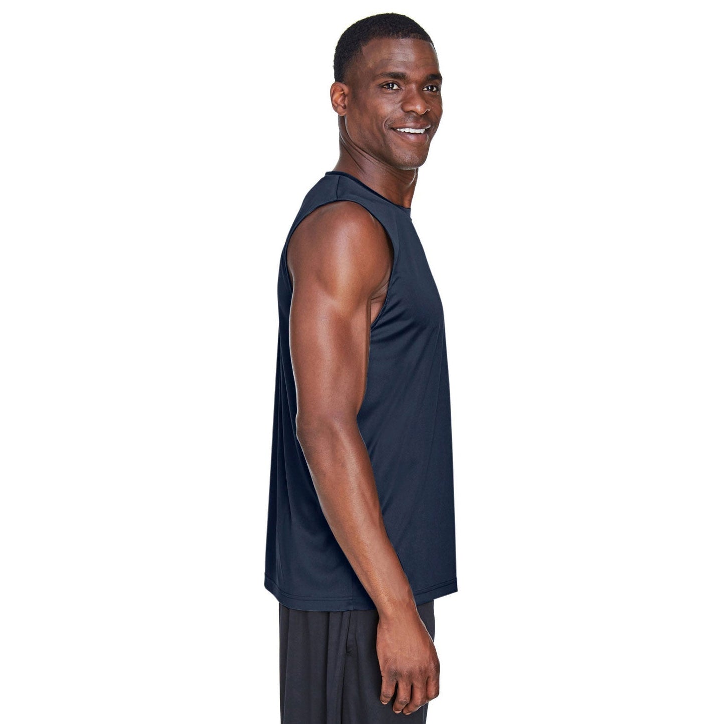 Black Tank Tops - Team 365 - Performance Fabric